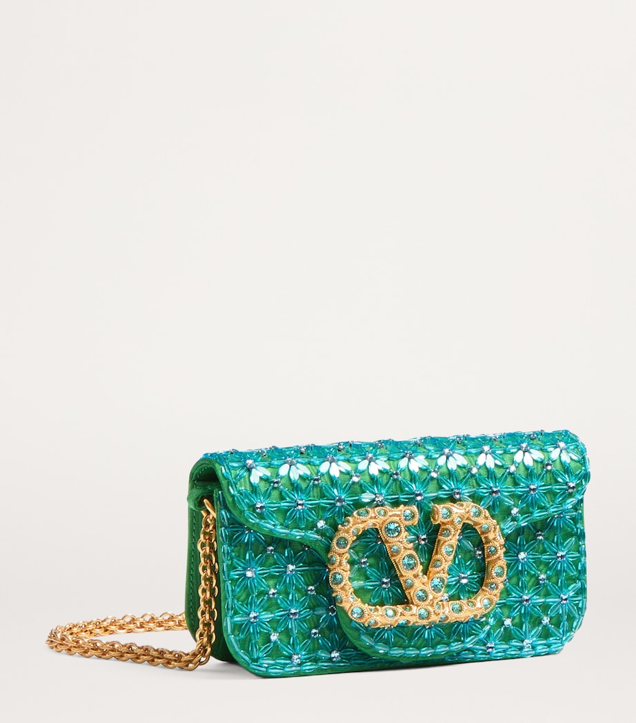 Small Embroidered Loco Shoulder Bag R9V Image 4