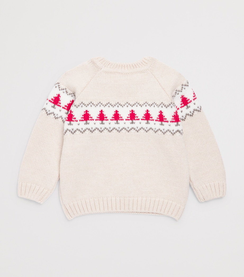 Wool Christmas Tree Sweater (3-48 Months) 59 H56 Image 2