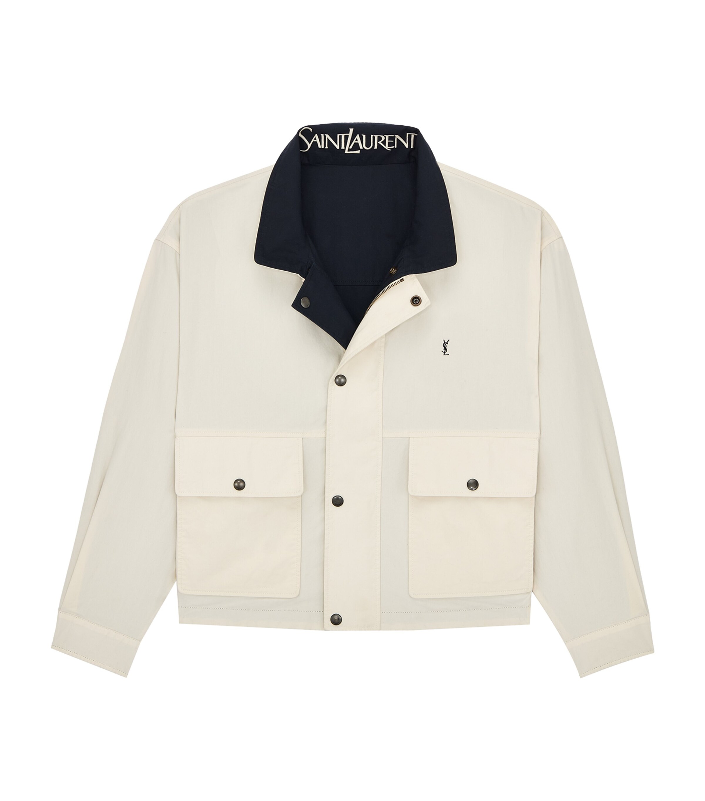 Saint Laurent Mens Cotton Reversible Jacket Image 3
