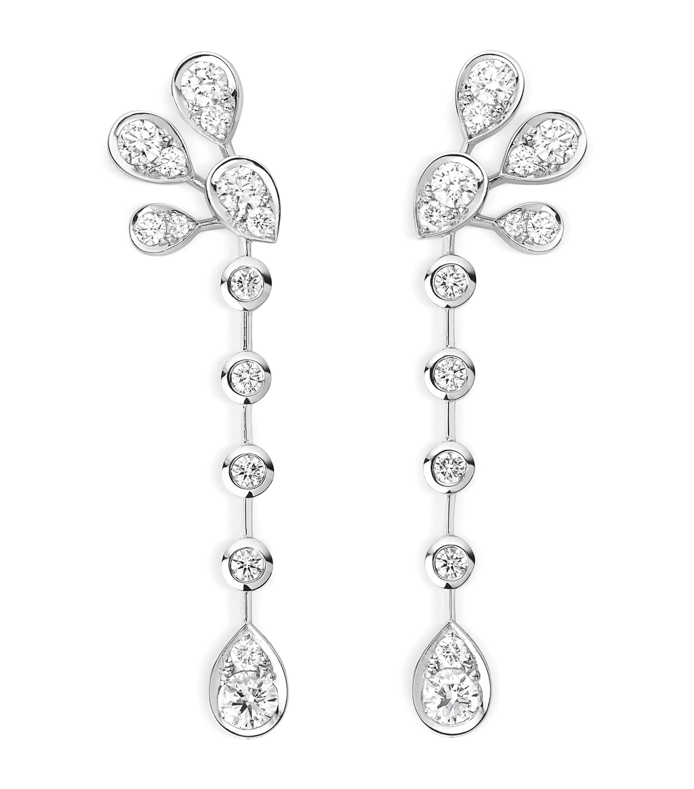White Gold and Diamond Joséphine Aigrette Impériale Earrings WHITE GOLD Image 1