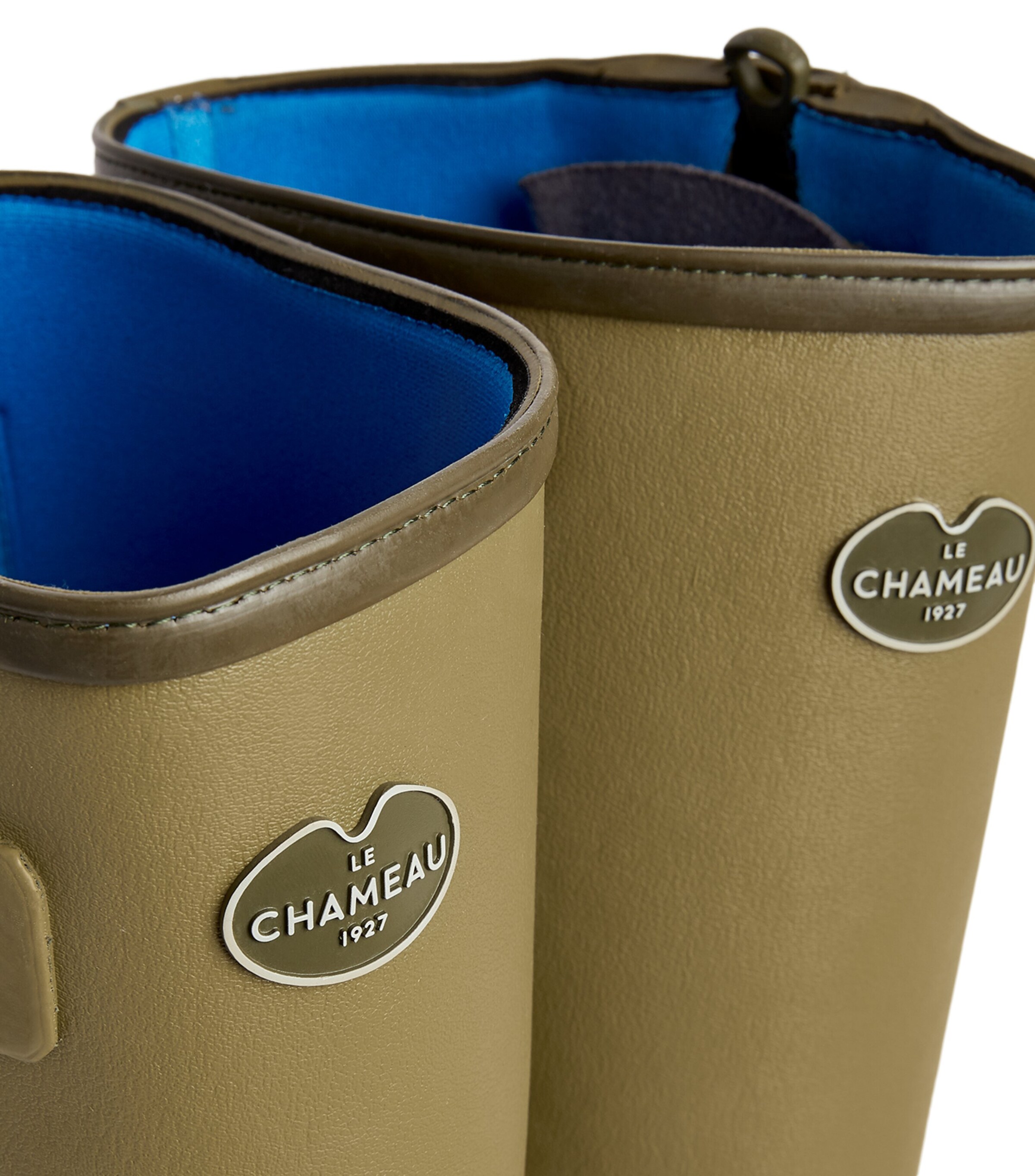 Neoprene-Lined Chasseur Wellington Boots VERT VIERZON B200 Image 6