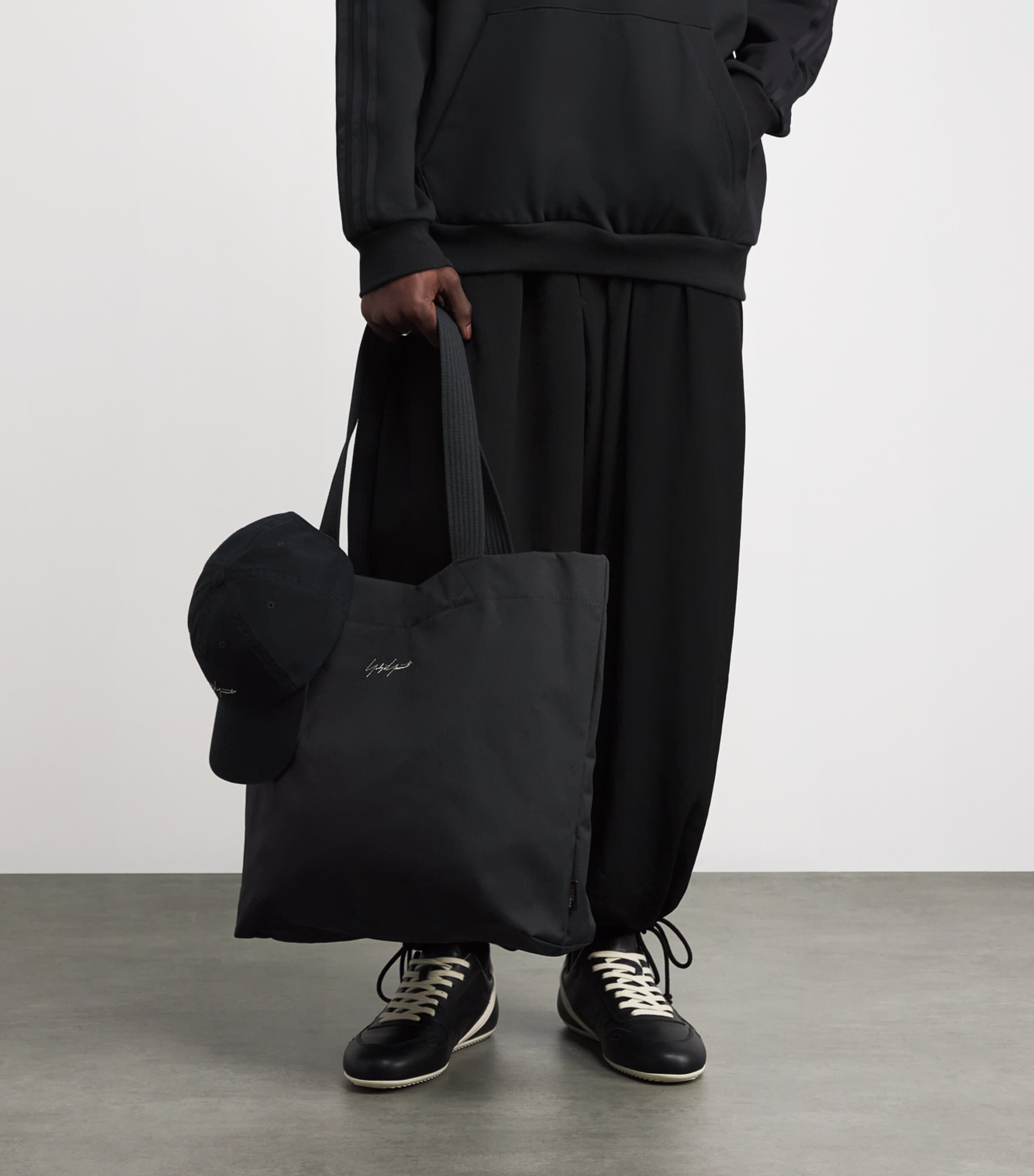 Yohji Yamamoto Black x adidas Y-3 Canvas Kuro Tote Bag | Harrods US