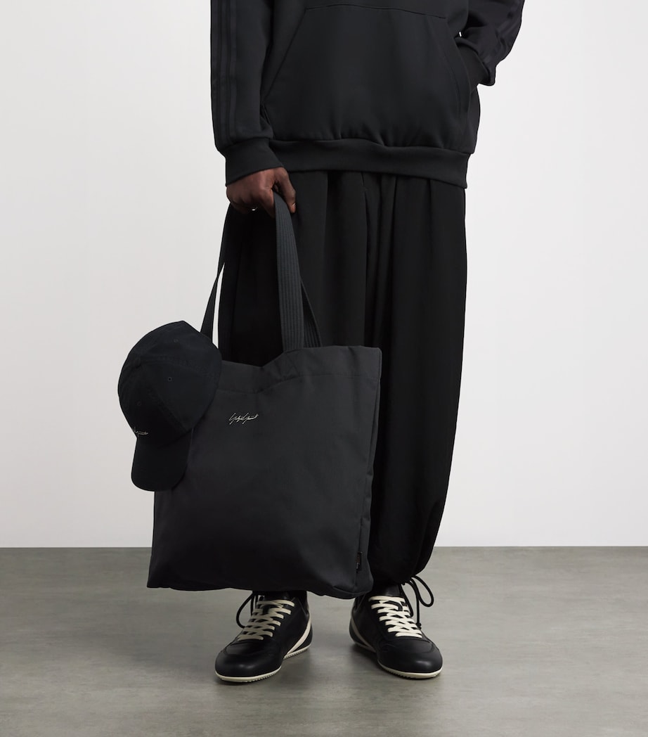 x adidas Y-3 Canvas Kuro Tote Bag BLACK Image 5