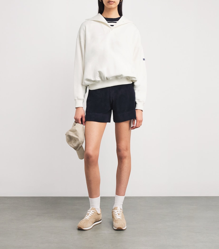Collared Sweatshirt WHITE Image 2