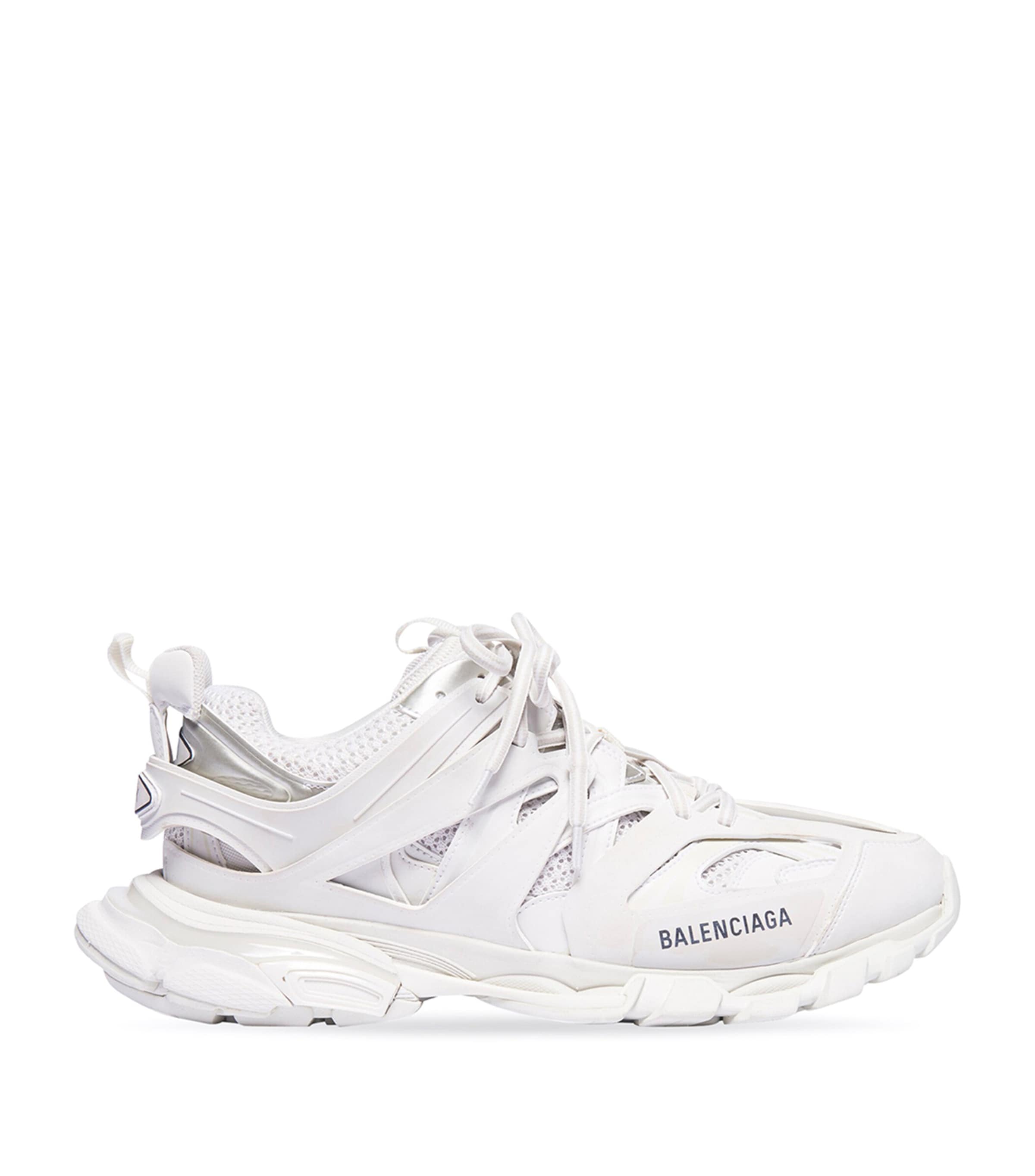 Shop Balenciaga Track Sneakers In White