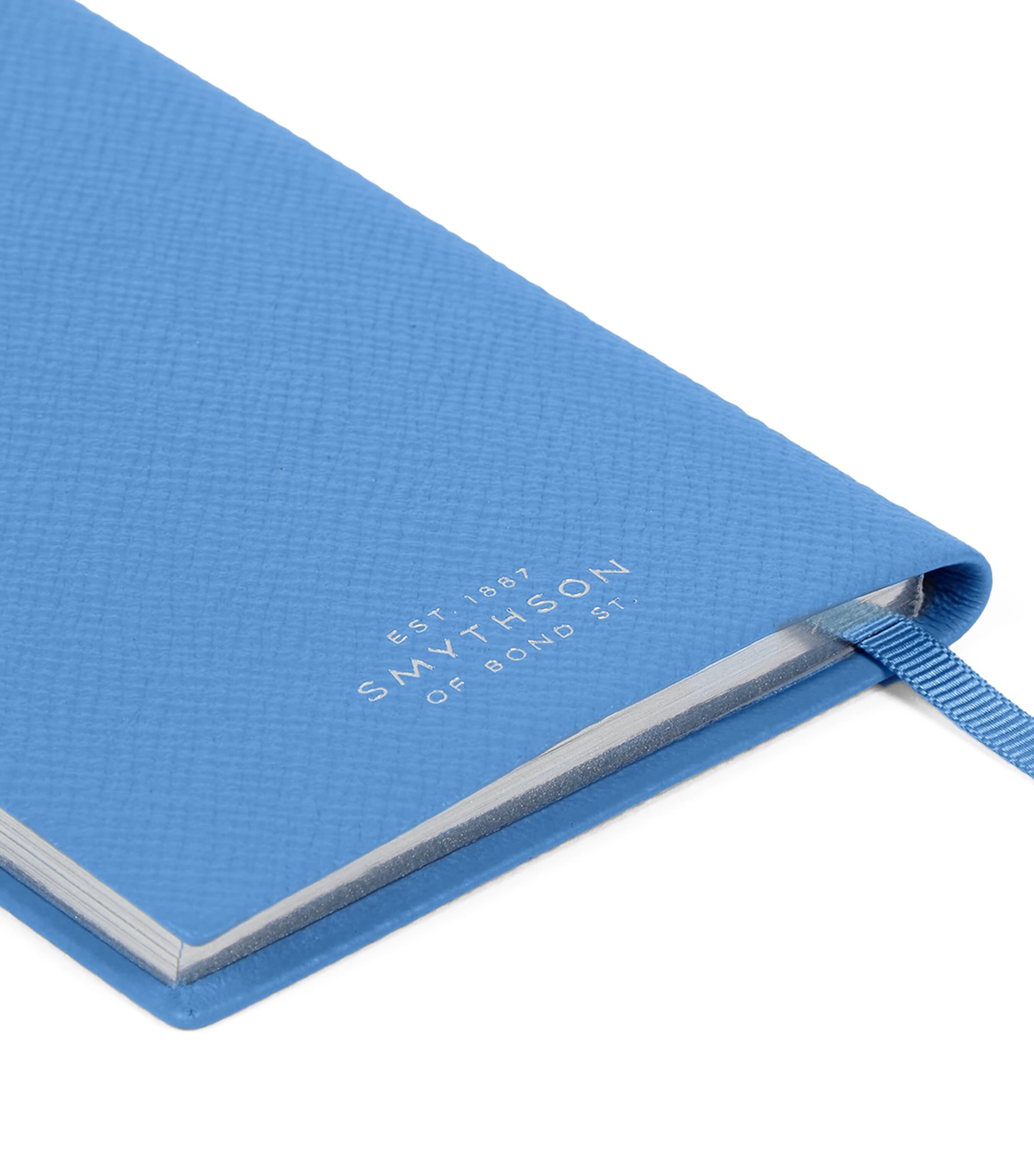 Panama Leather Weekly Diary 2026 NILE BLUE SS21 Image 6