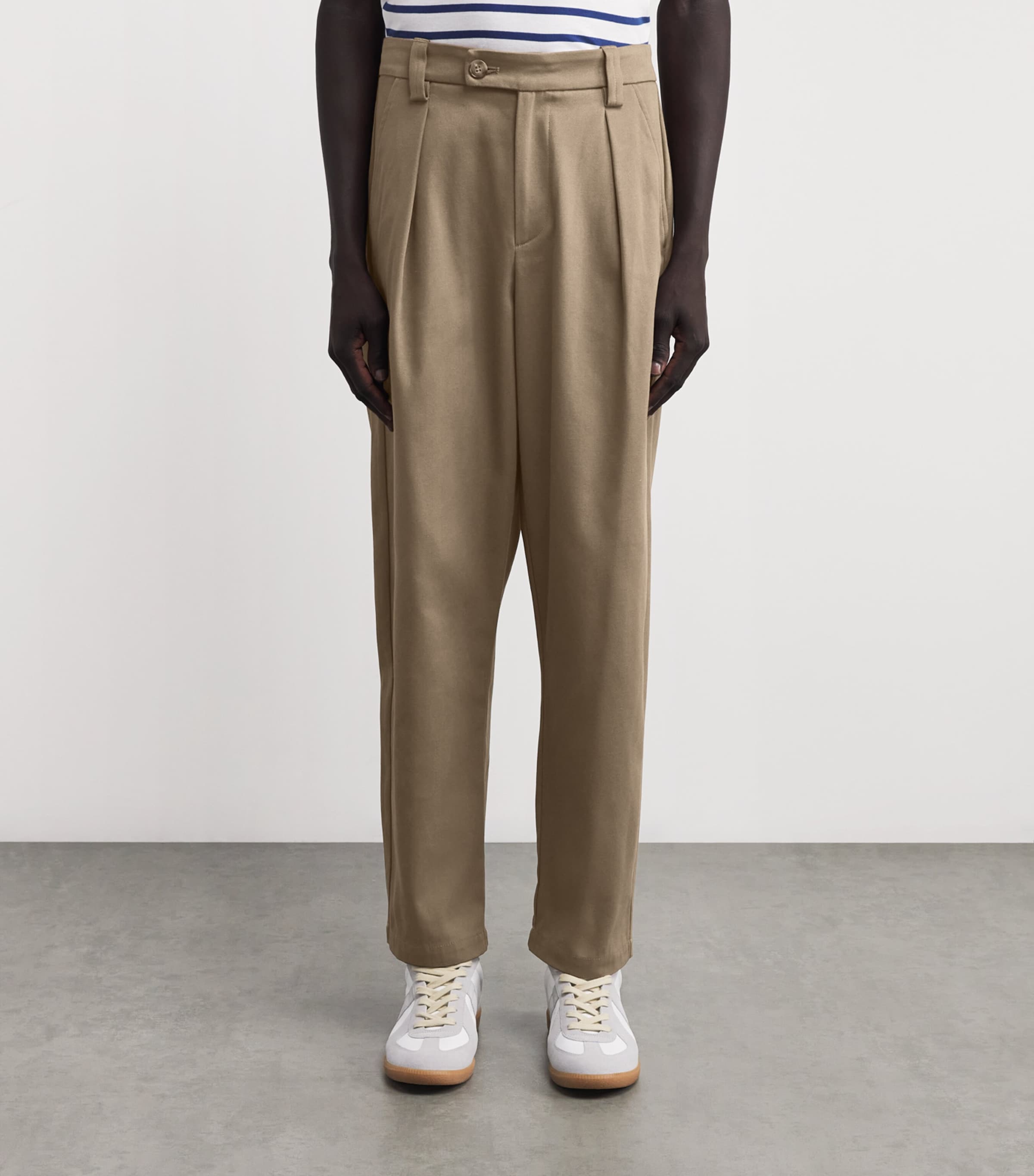 Cotton-Wool Renato Trousers BAG - SABLE Image 3