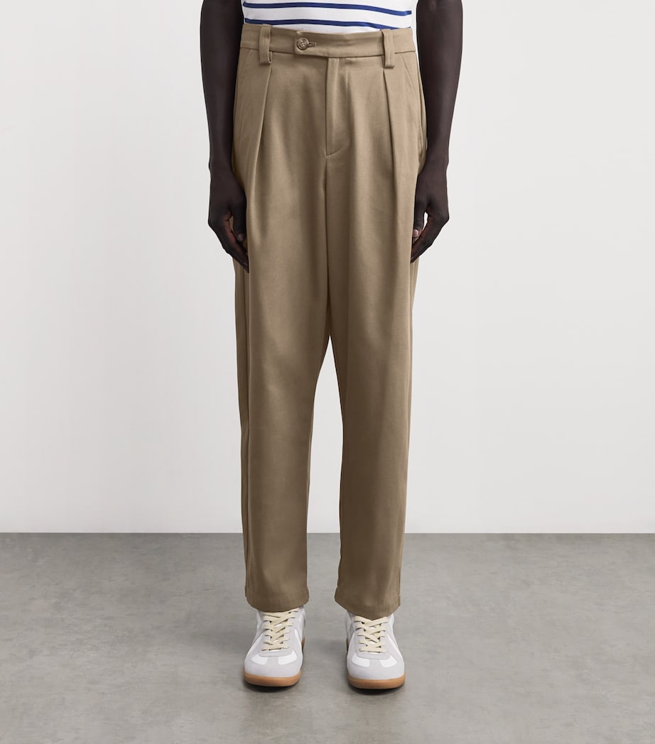 Cotton-Wool Renato Trousers BAG - SABLE Image 3