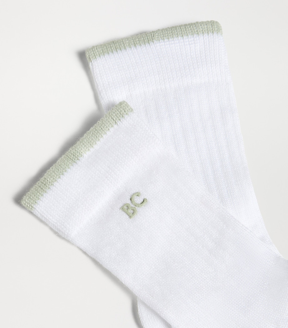 Brunello Cucinelli Kids Cotton Rib Knit Socks (6-36 Months) Image 3