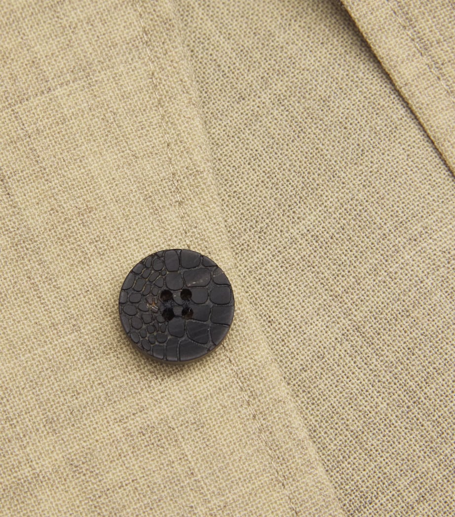 Wool Suit Jacket BEIGE Image 5