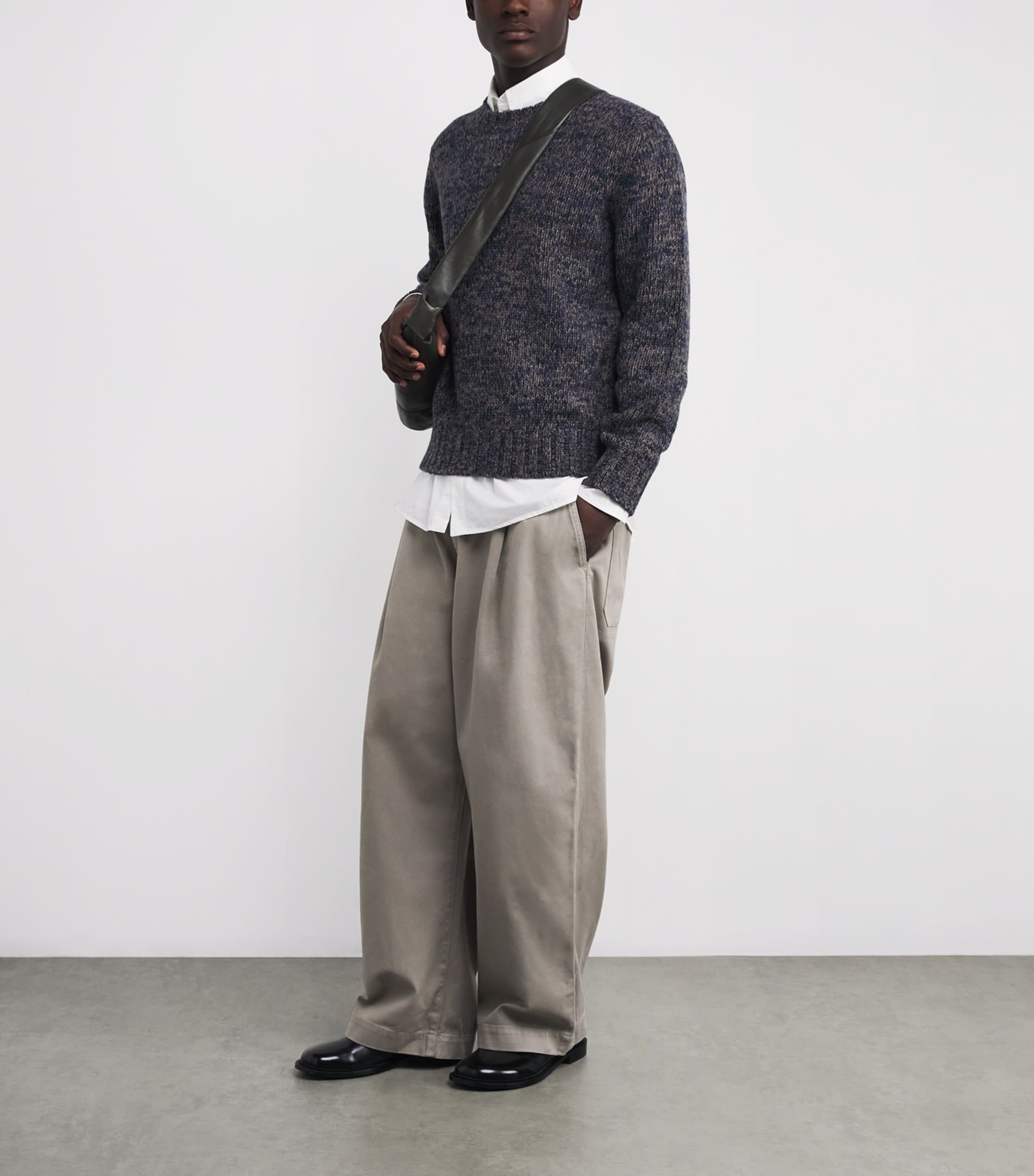 Wool-Blend Marl Sweater 406 CSC MEGA MARL Image 2