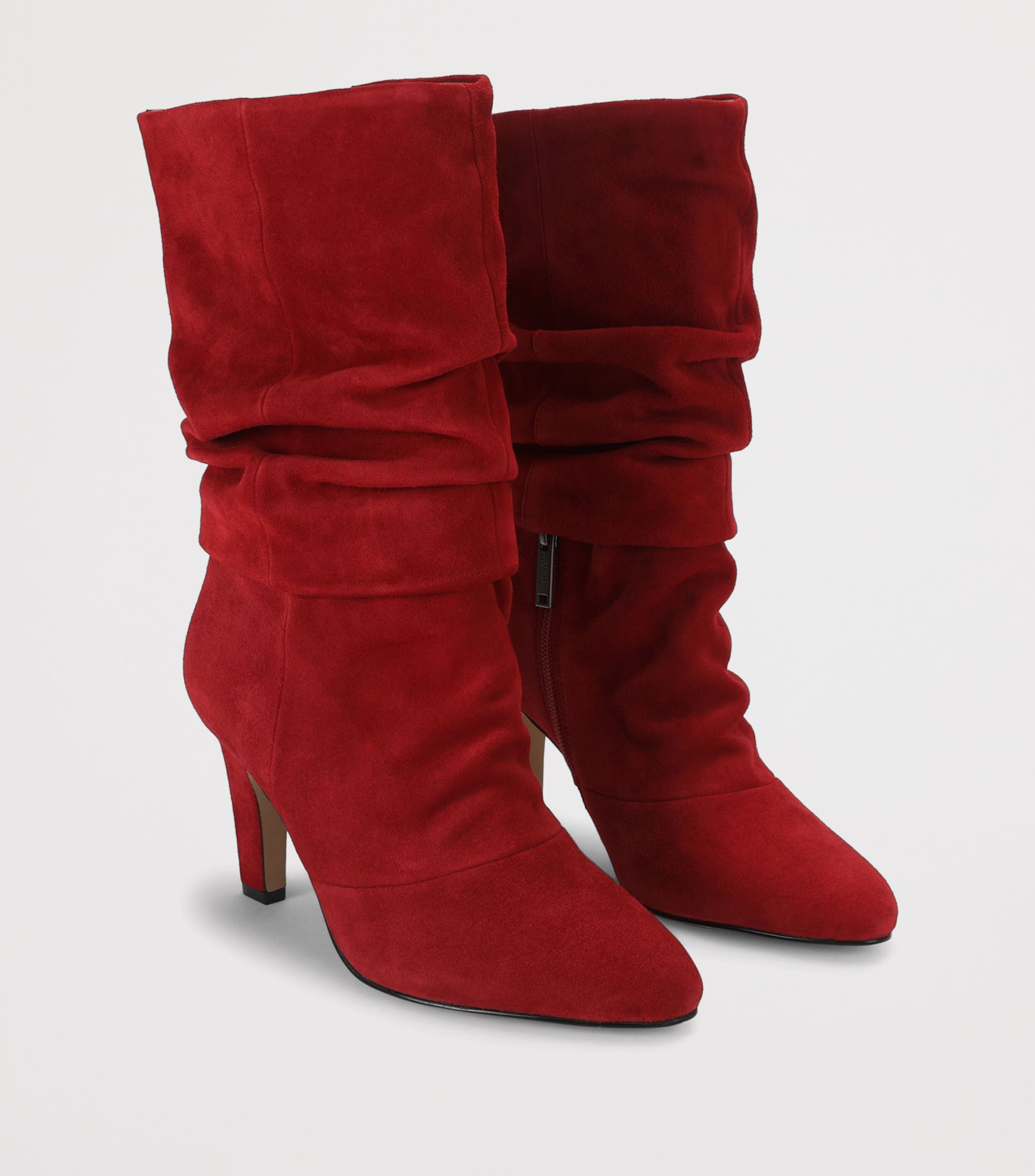 Kurt Geiger London BARB SLOUCH BOOT. Red/other Image 2