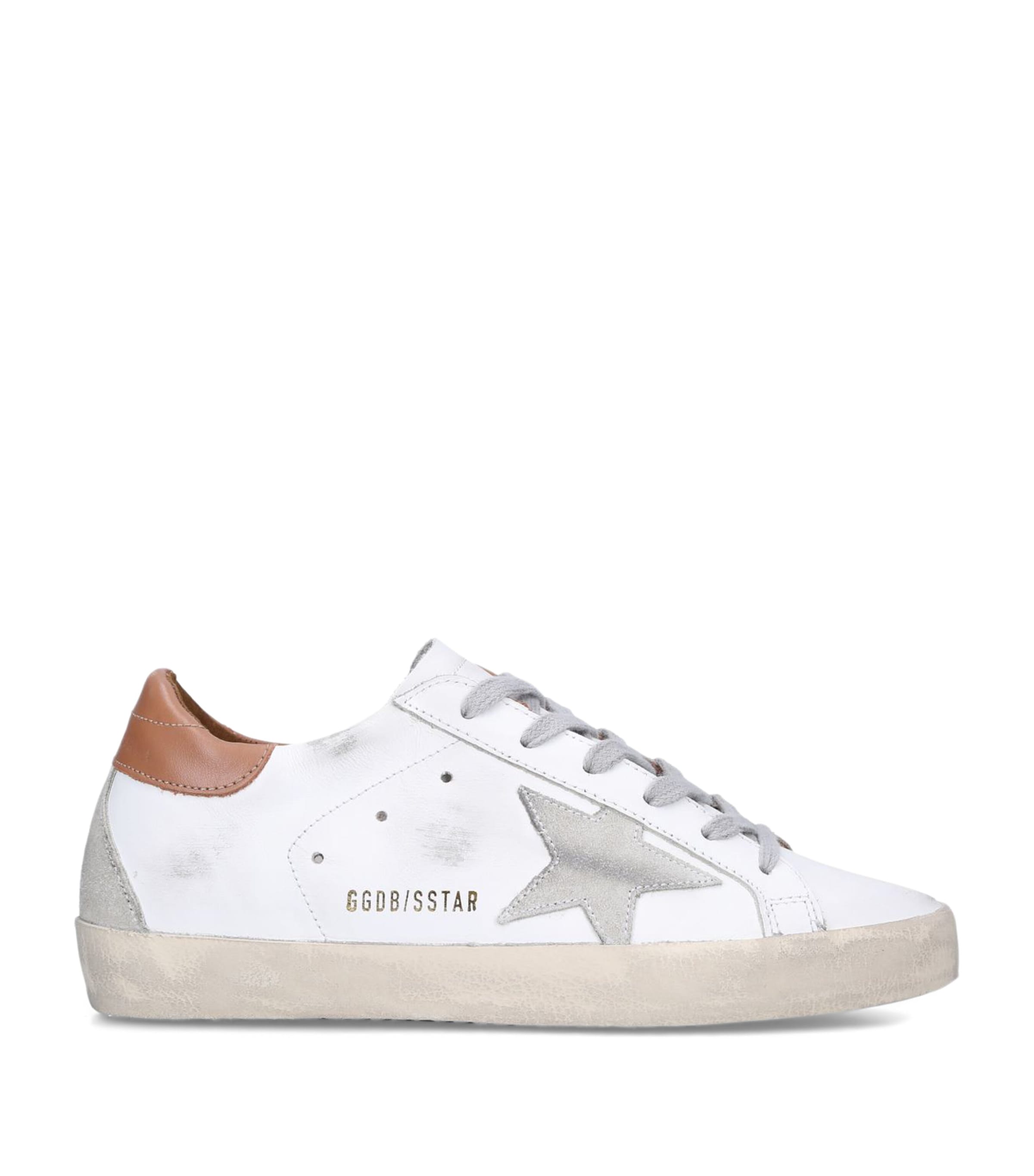 Golden Goose Leather-Suede Super-Star Sneakers White/comb Image 1