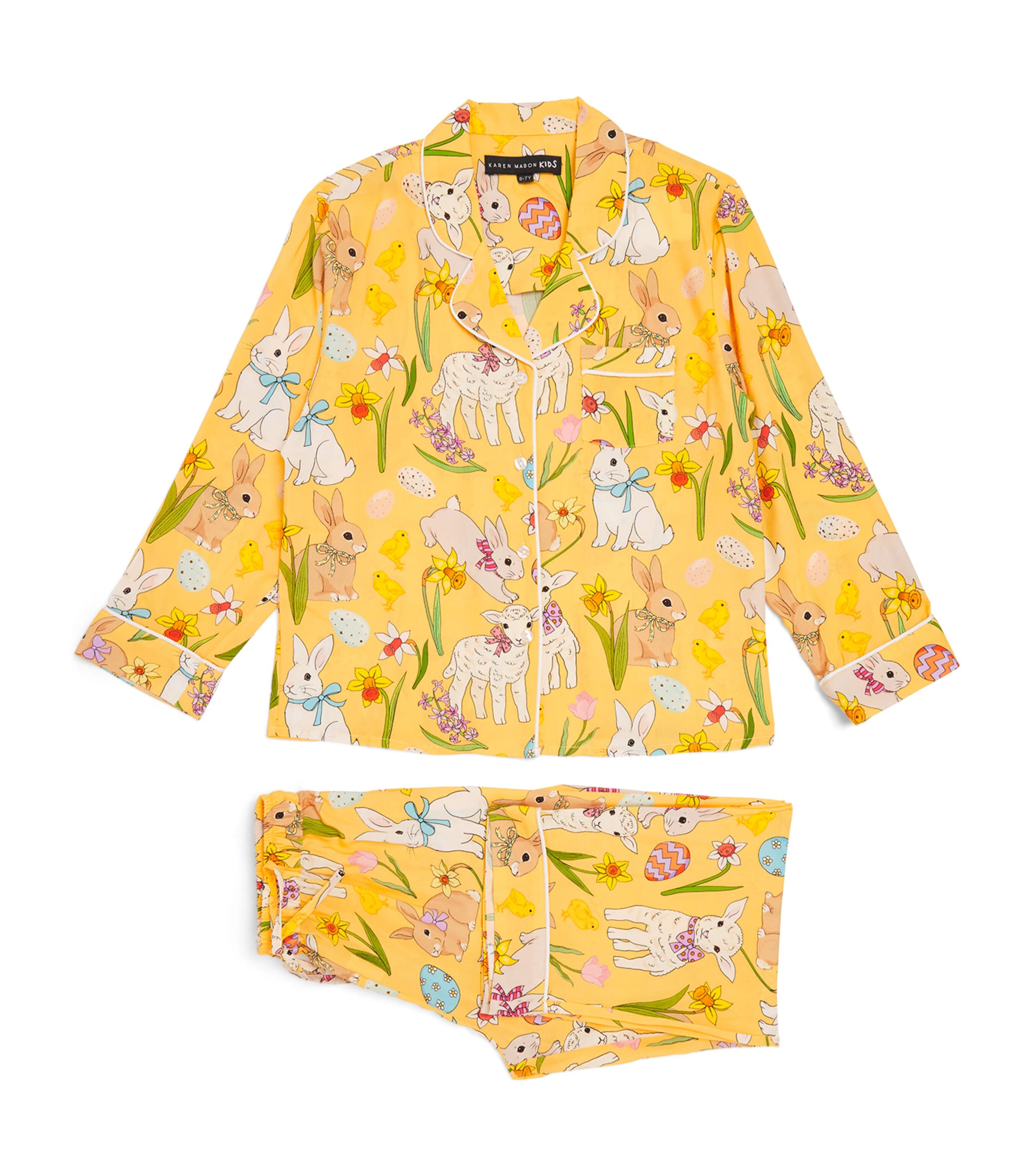 Shop Karen Mabon Bunny Print Pyjamas