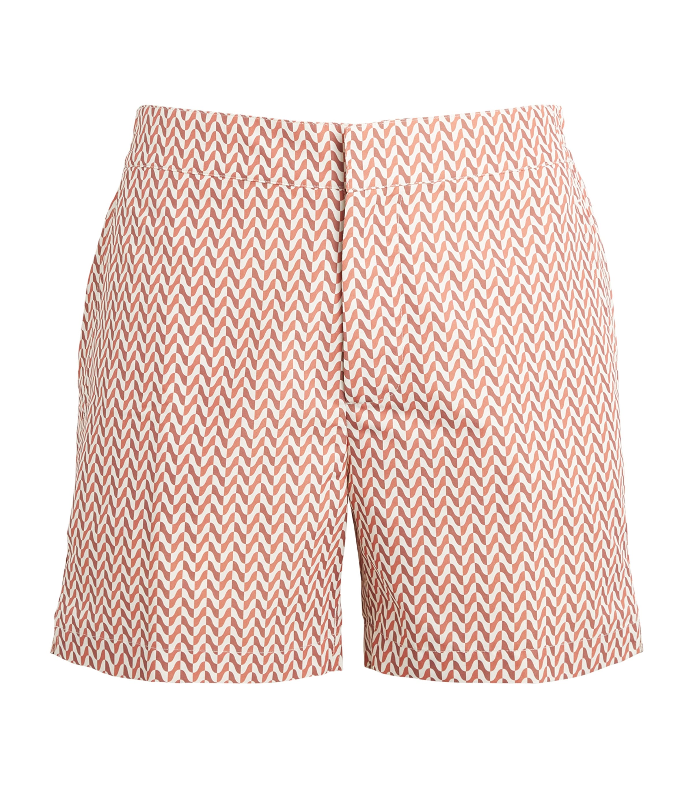 Shop Frescobol Carioca Classic Copacabana Swim Shorts In Pink