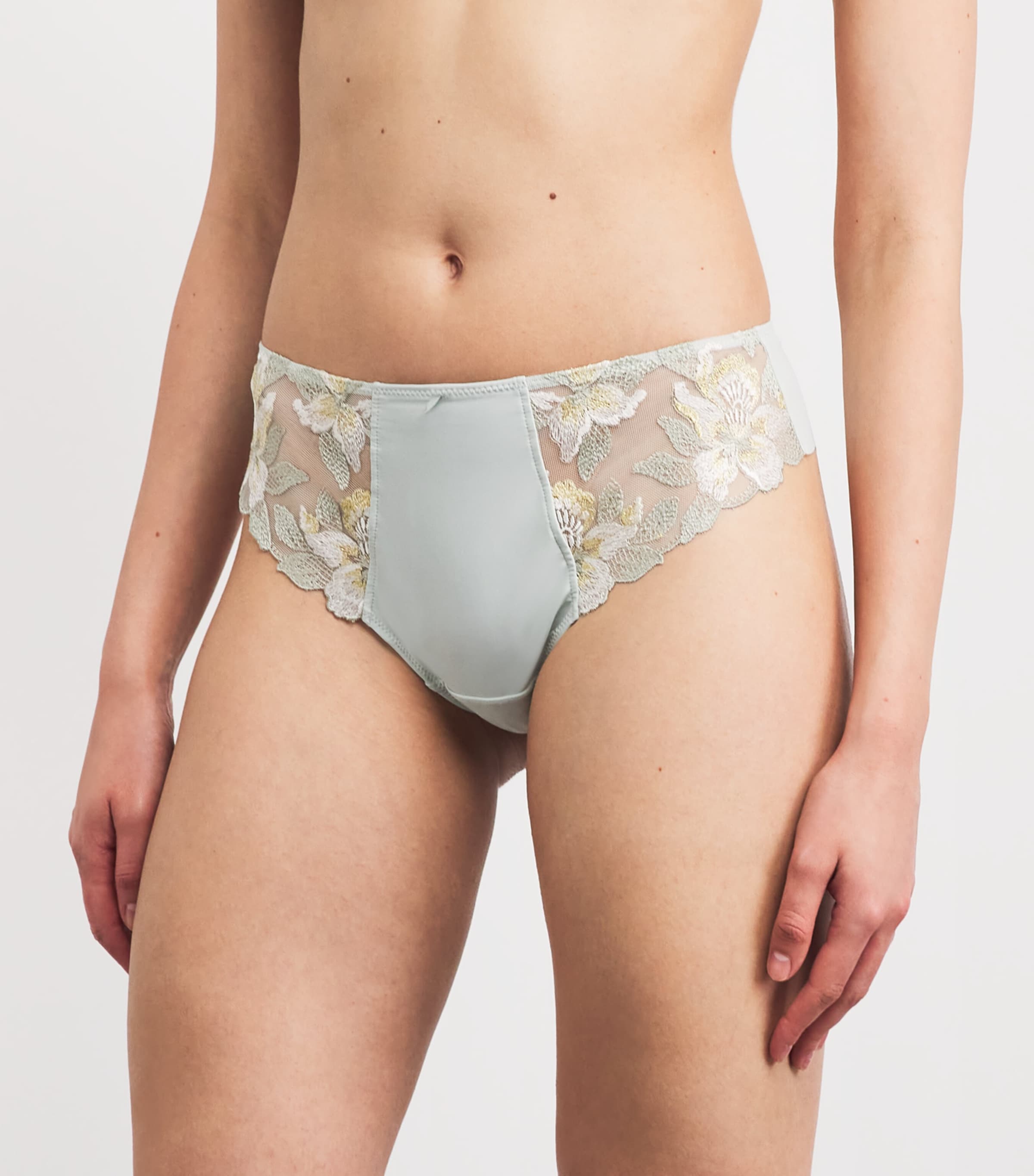 Fantasie Womens Lace Magdalena Thong Briefs Vintage Green (vin) Image 2