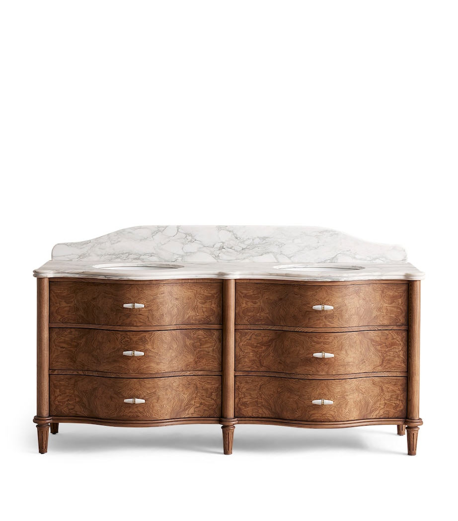 Soho Home Valerie Double Vanity Arabescato Image 1