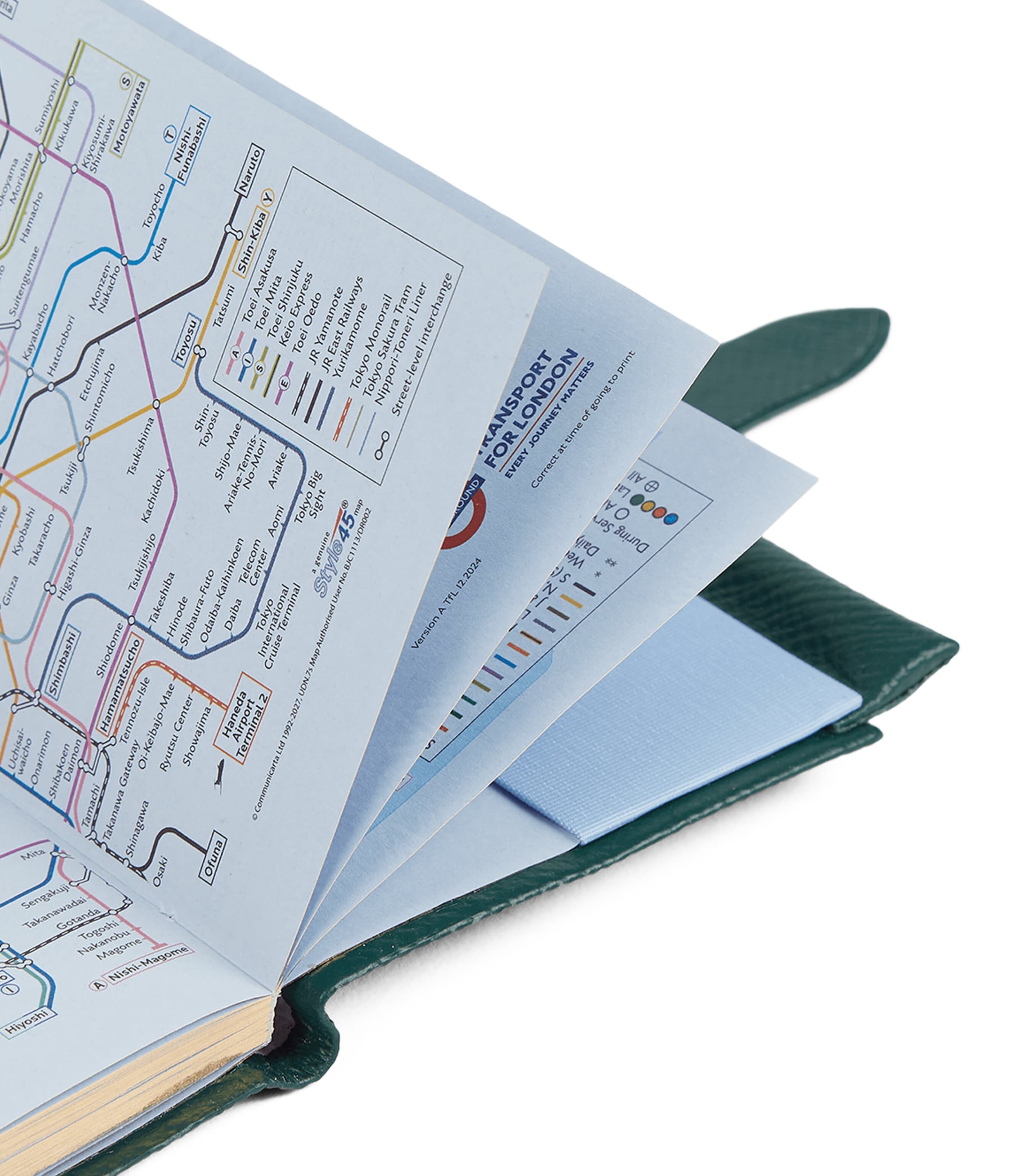 Panama Leather 2026 Weekly Diary FOREST GREEN Image 7