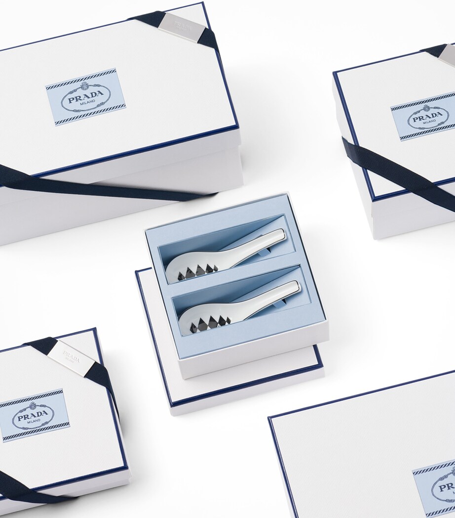 Chequerboard Spoons (Set of 2) F0E5W Image 4