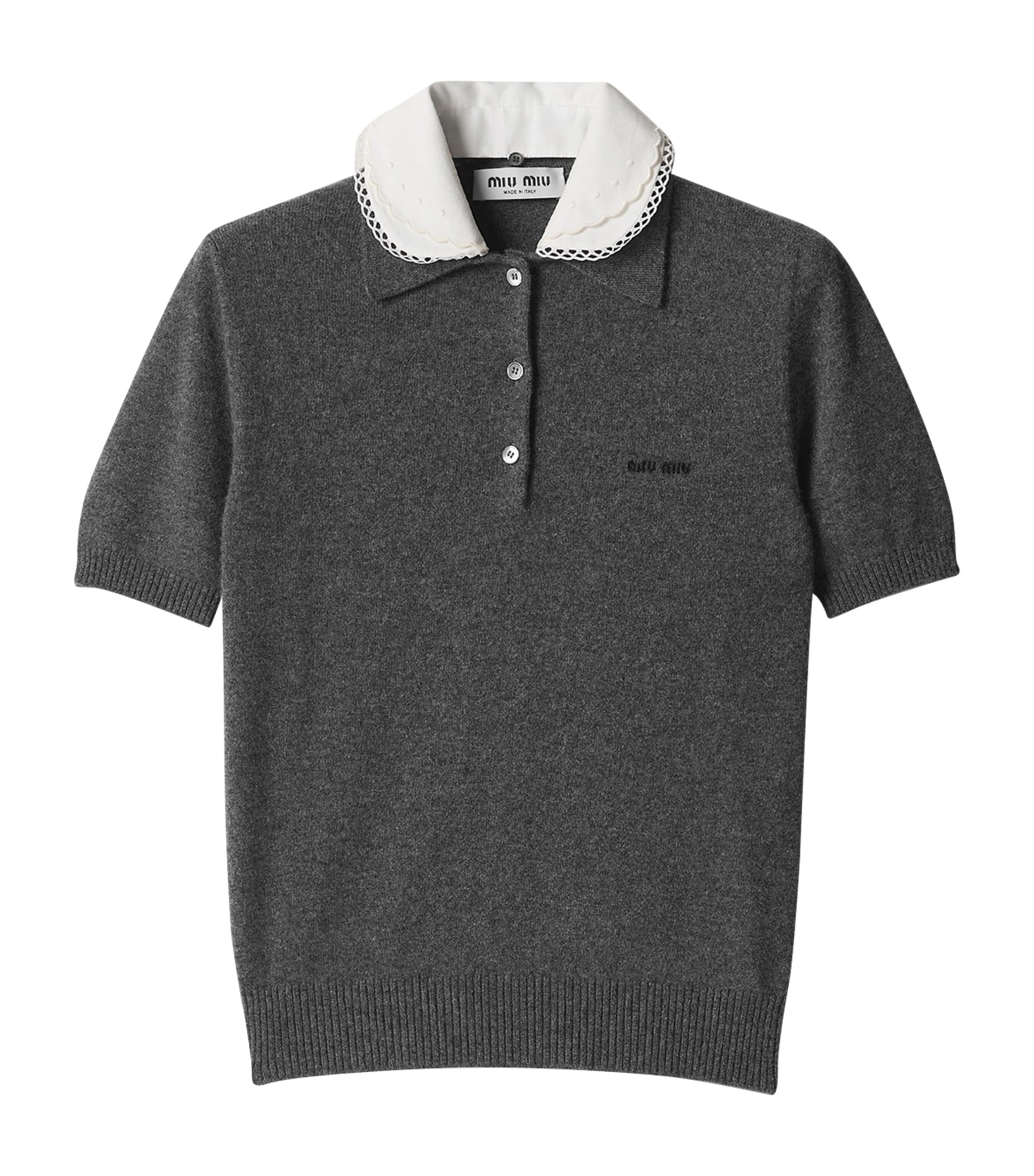 Miu Miu Cashmere Polo Sweater