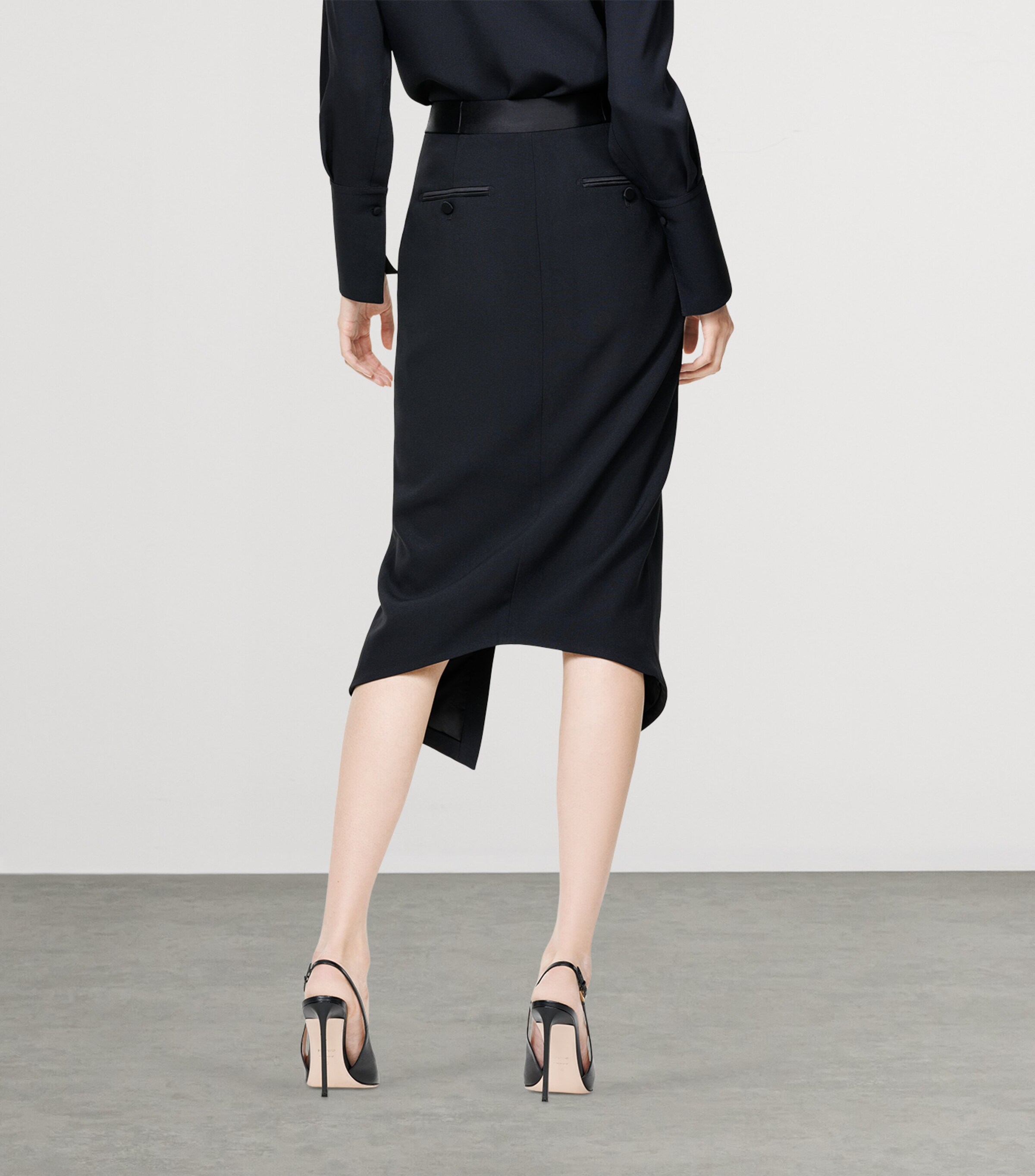 TOM FORD Womens Tuxedo Pencil Skirt Naa Image 4