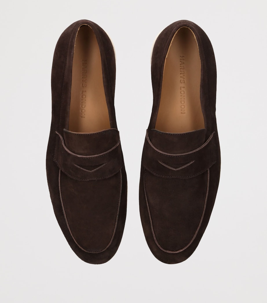 Suede Harley Loafers DARK BROWN Image 4