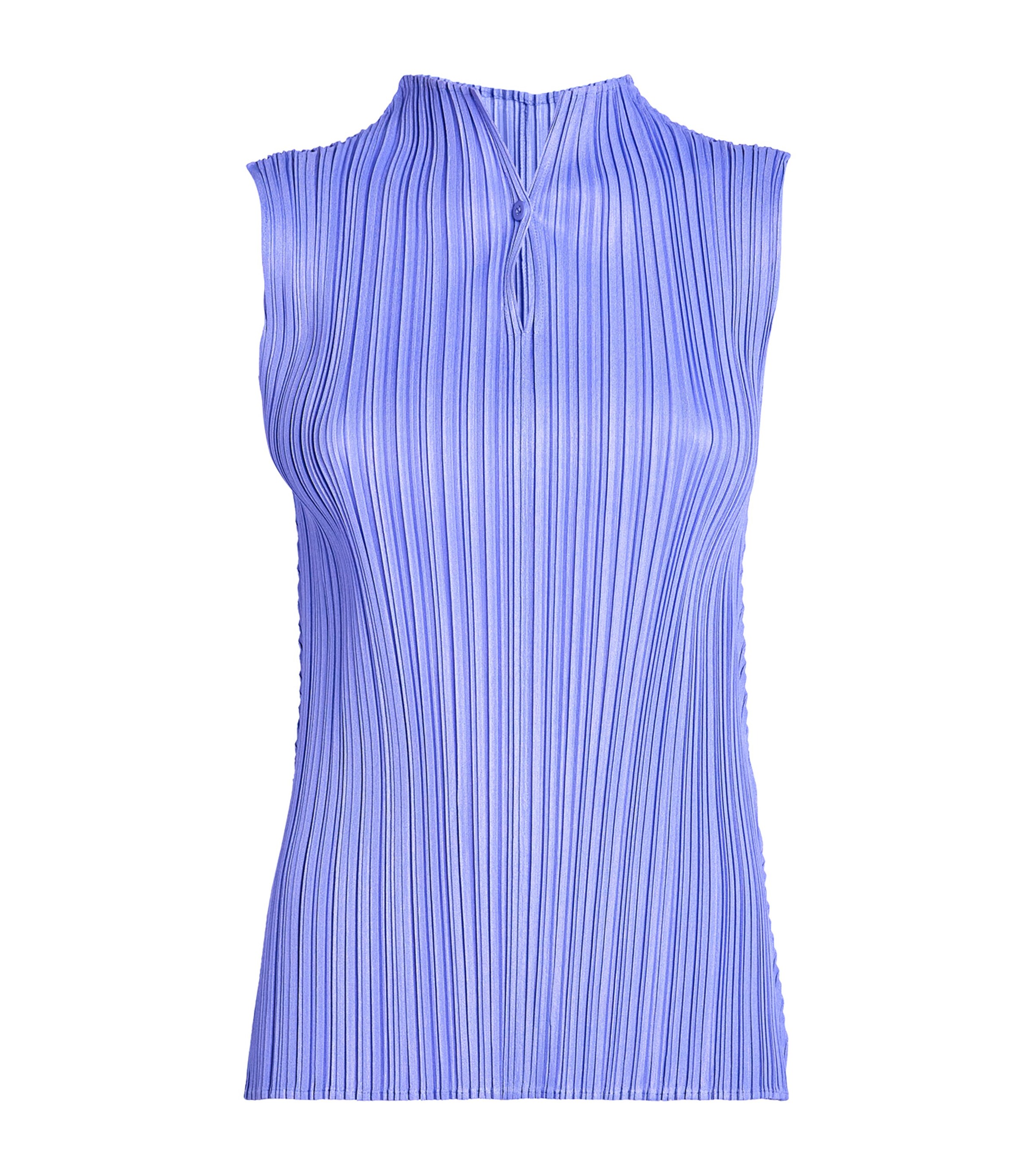 Pleats Please Issey Miyake Blue Mellow Pleats Top | Harrods US
