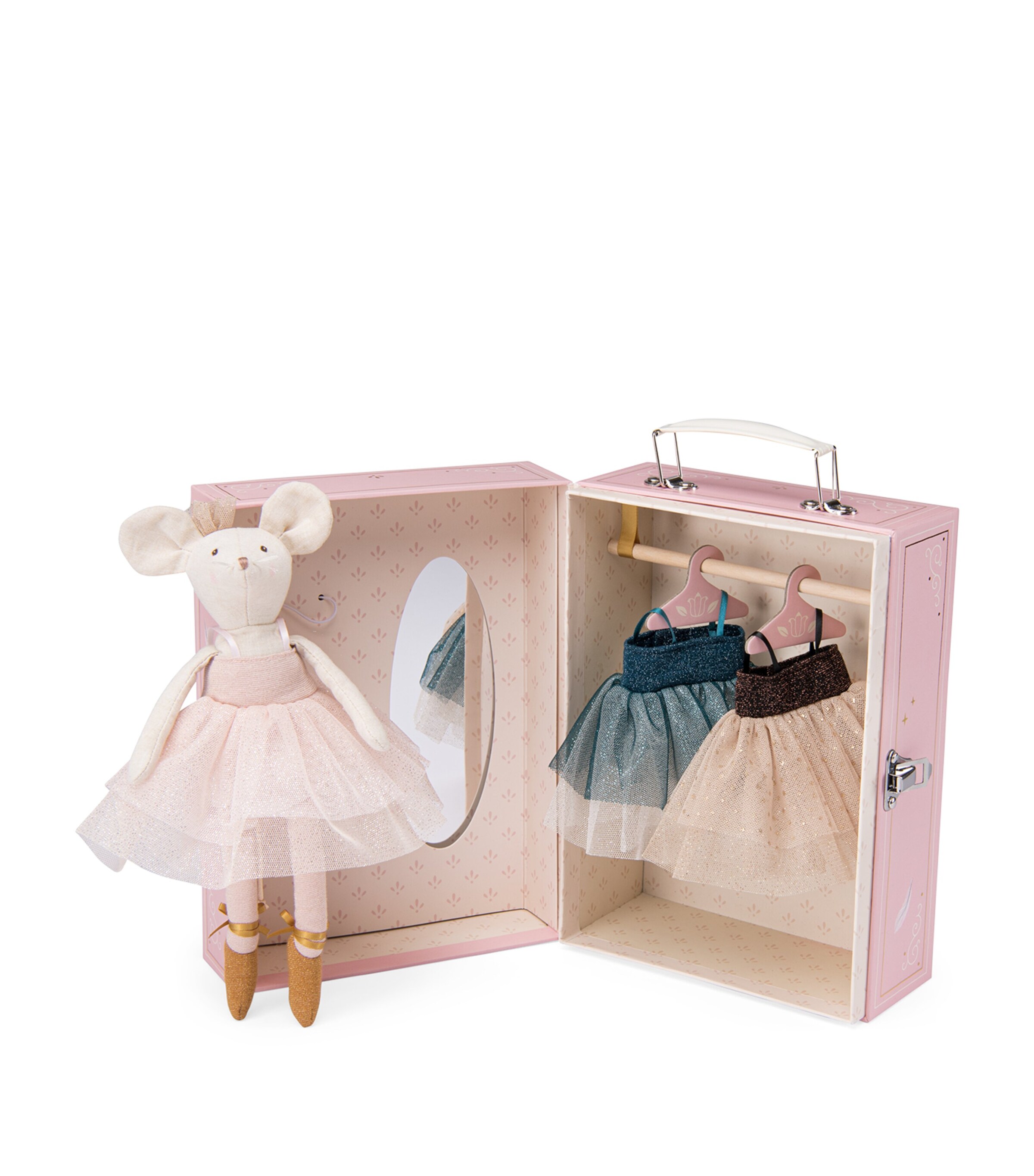 Moulin Roty Ballerina Suitcase Wardrobe (18.5cm) | Toys | Dolls & Dolls Houses Moulin Roty Ballerina Suitcase Wardrobe (18.5cm) | Toys | Dolls & Dolls Houses