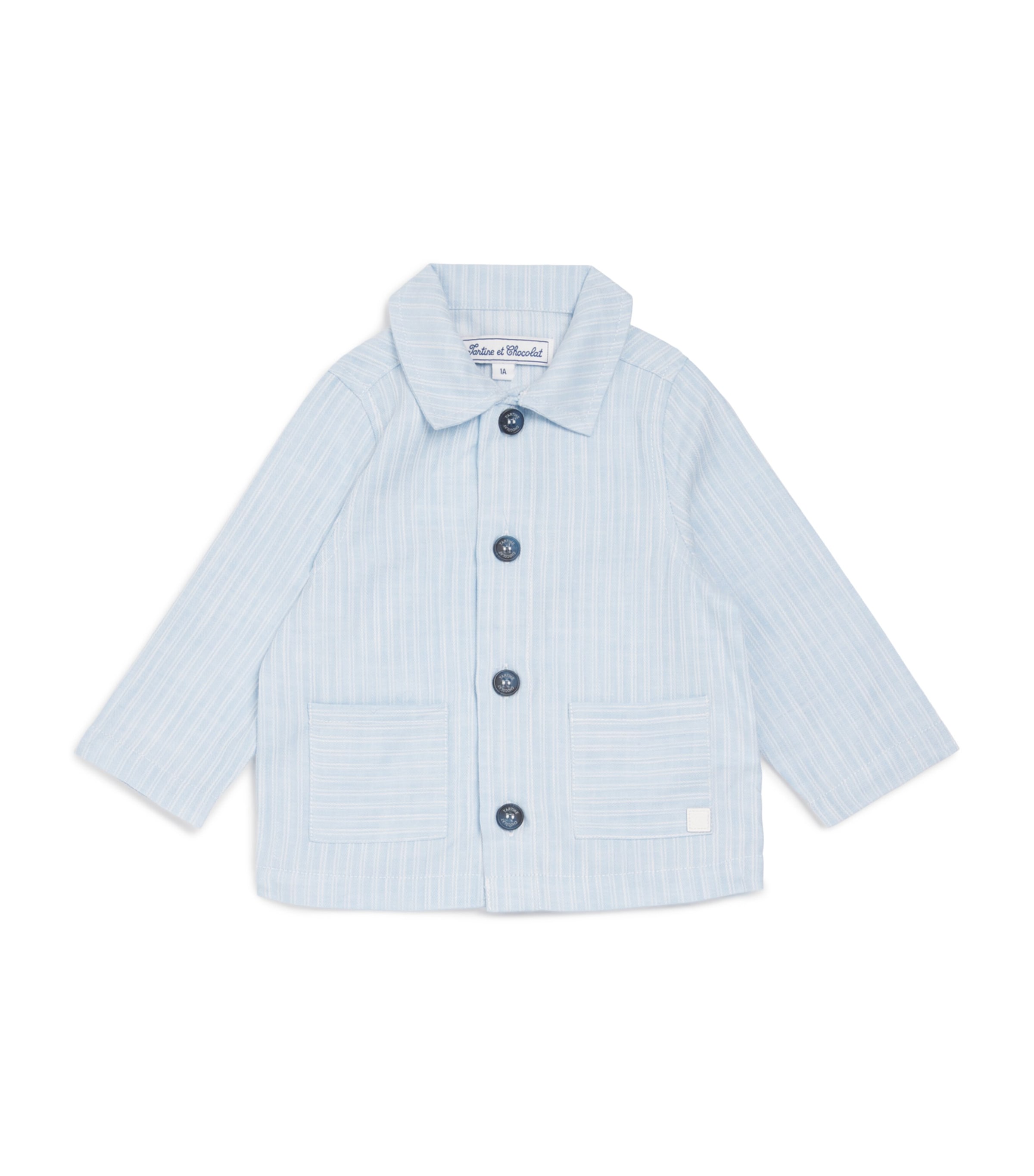 Stripe Button-Up Jacket (3 Months-4 Years) 44NUAGE Image 1