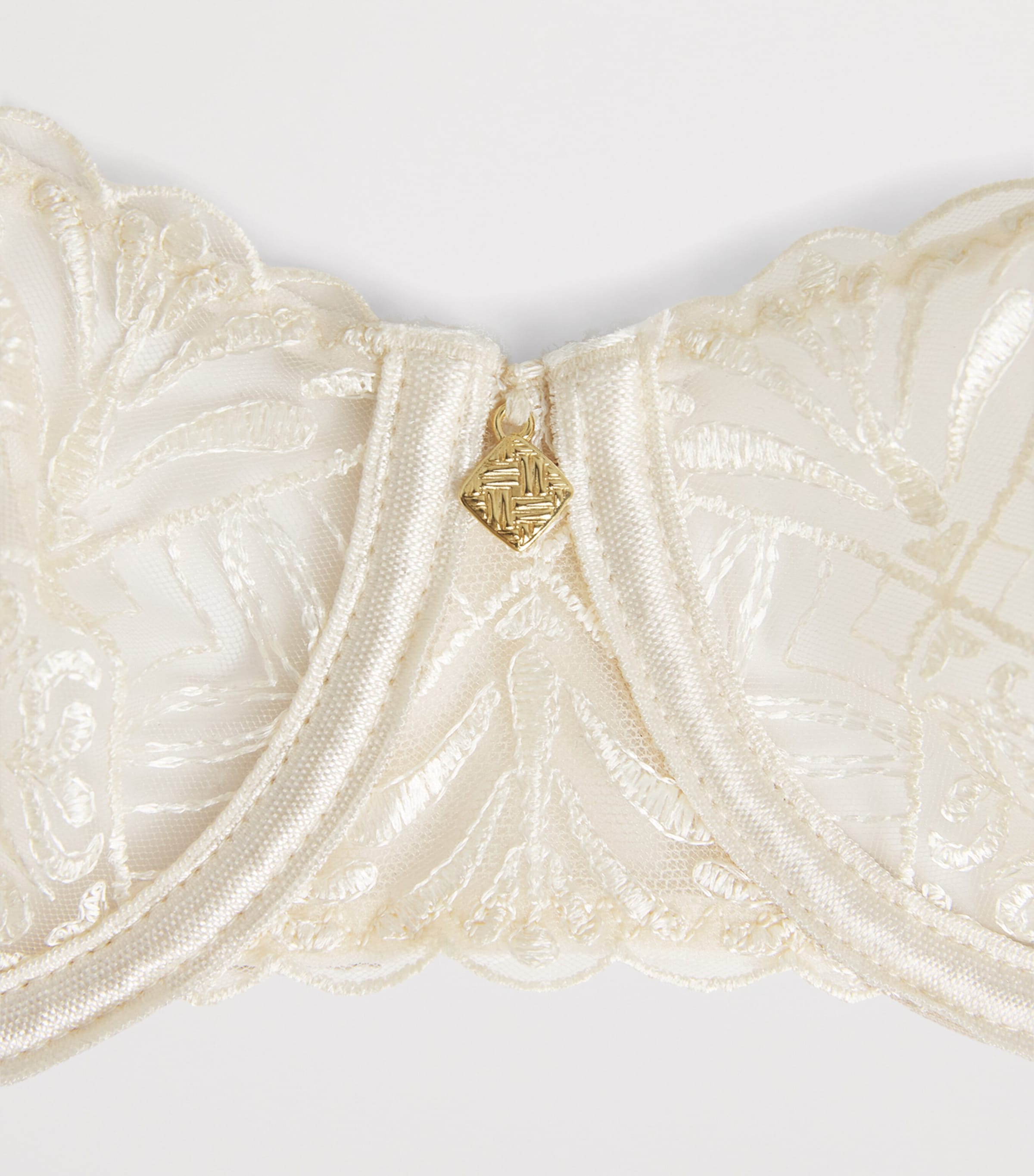Aubade Womens Iconic Calypso Half-Cup Bra Dune Image 4