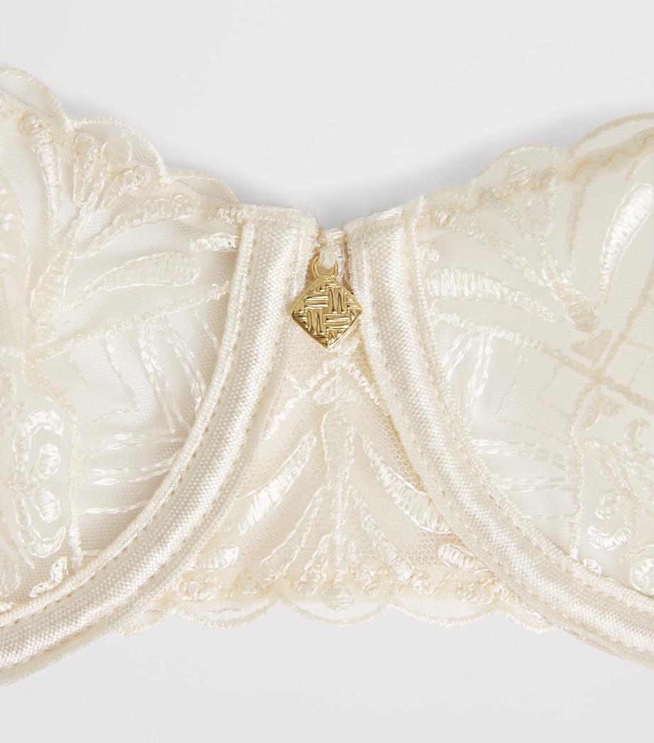Aubade Womens Iconic Calypso Half-Cup Bra Dune Image 4