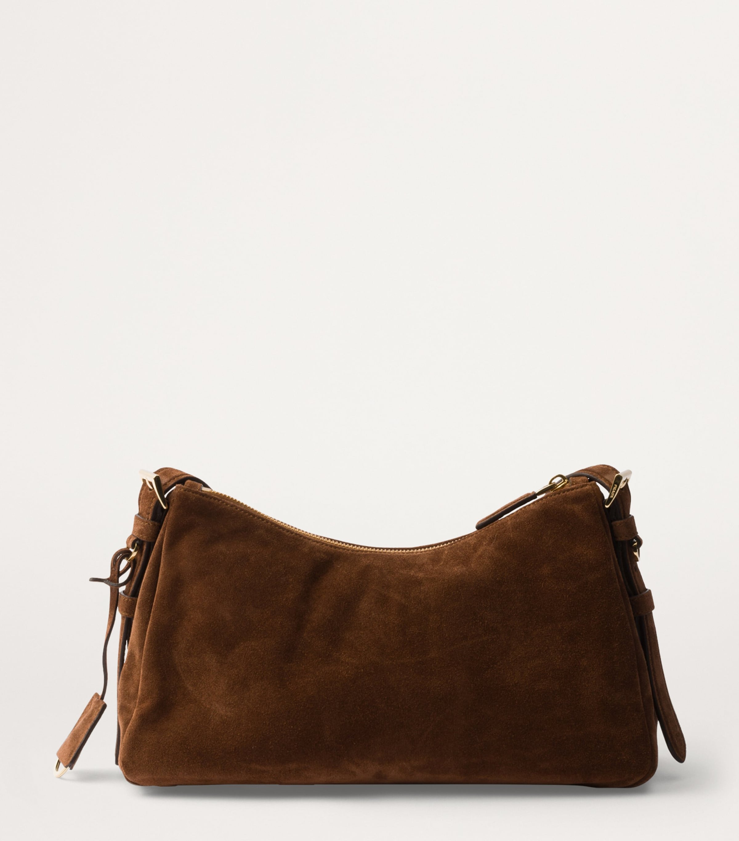 Medium Suede Aimée Shoulder Bag F0324 Image 4
