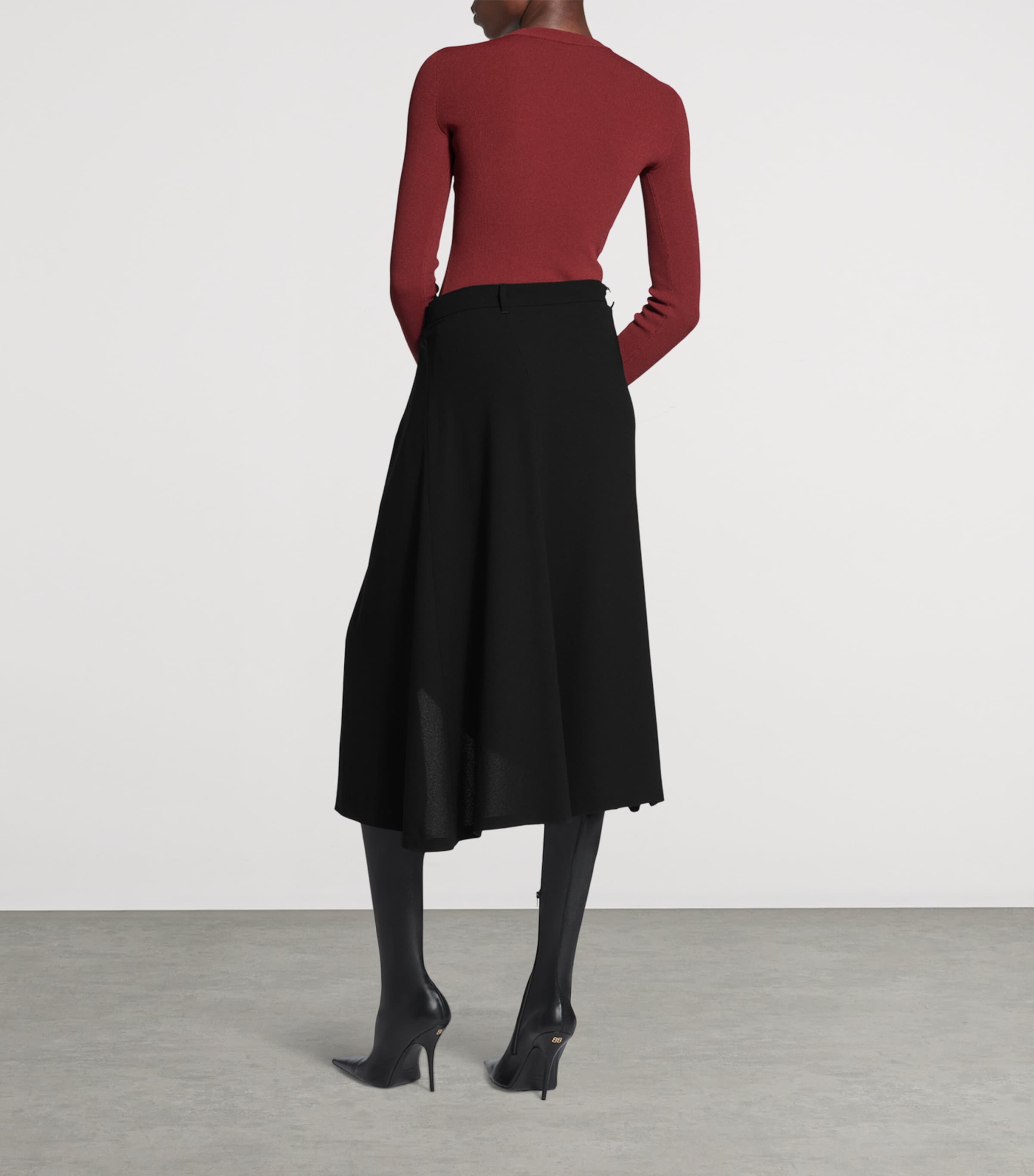 【関税&送料込み】Balenciaga Draped Skirt Balenciaga Draped Tailored Skirt | Harrods US