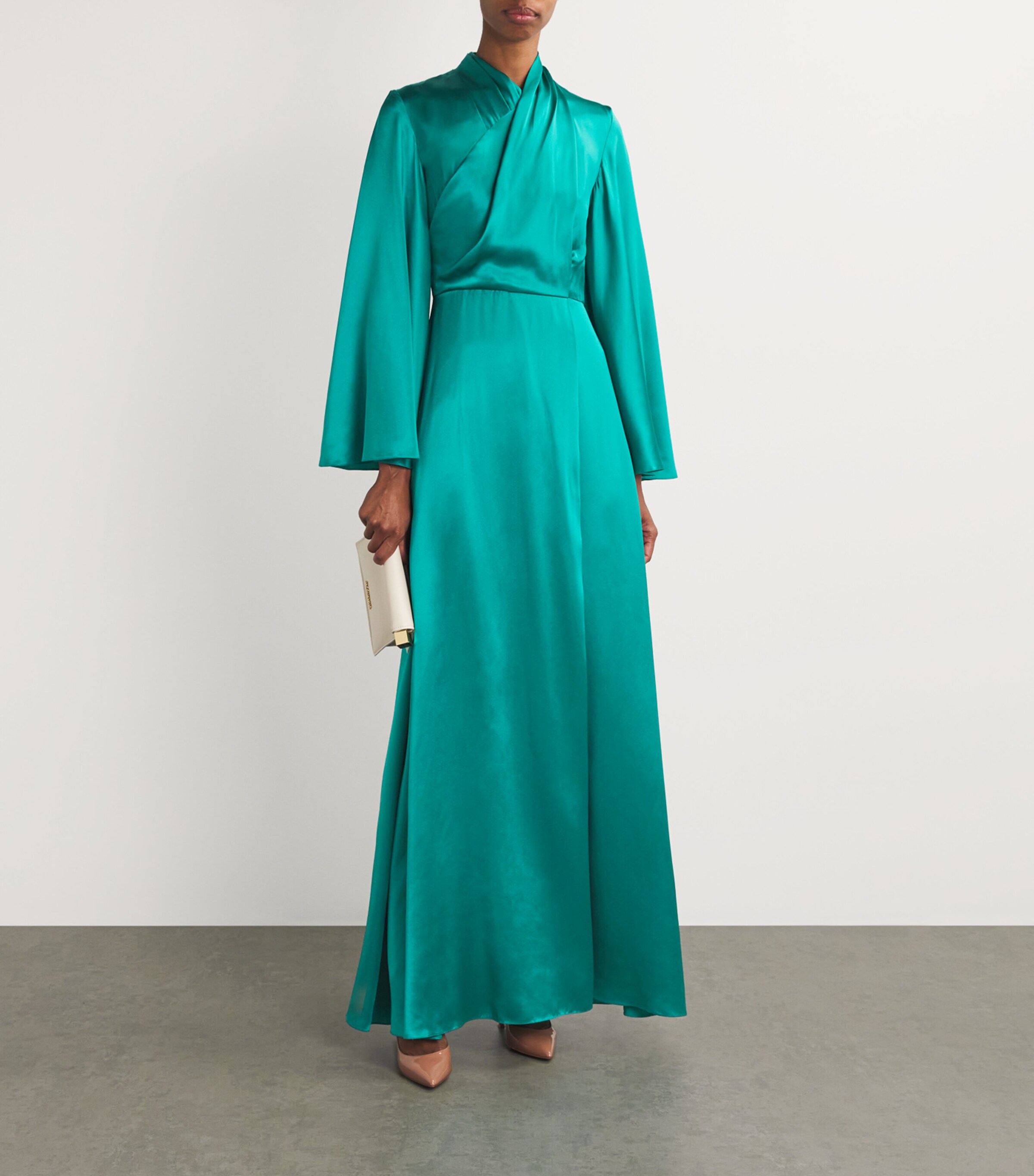 Silk Zelda Gown JADE Image 2