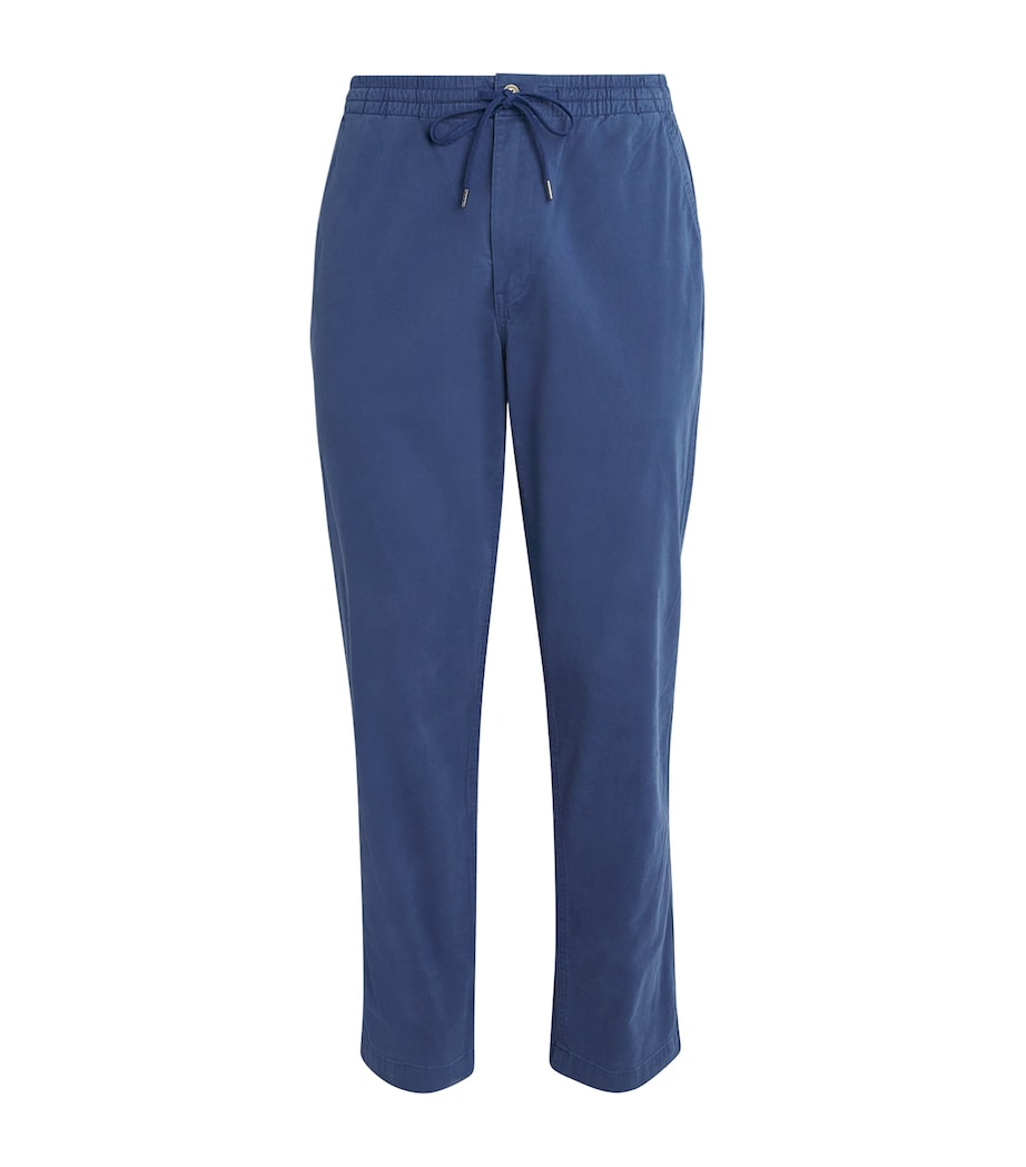Stretch-Cotton Twill Prepster Trousers BLUE Image 1