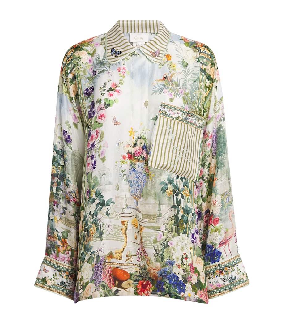 Camilla Womens Silk Art for the Empress Shirt Art For The Empress Image 1