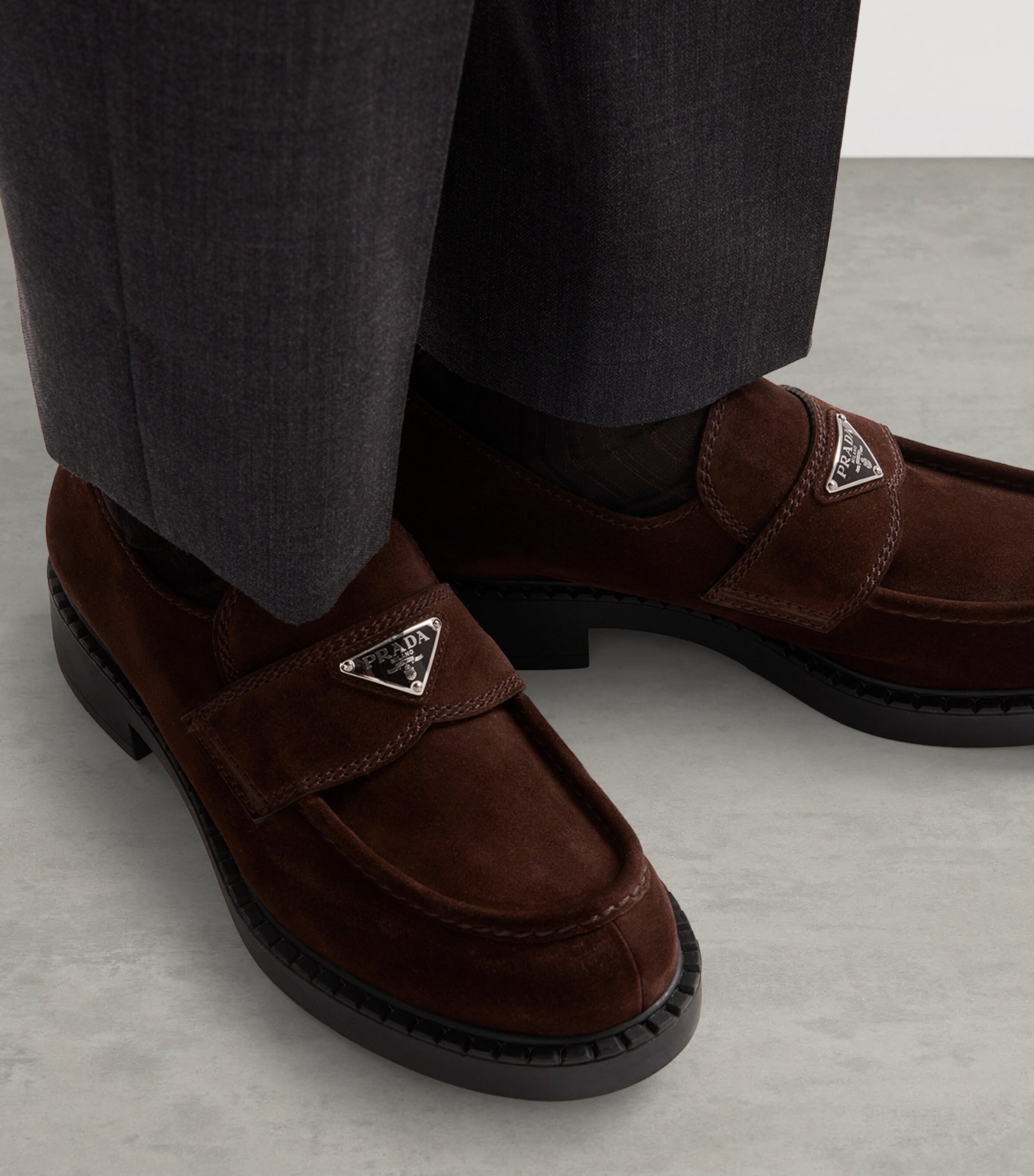 Suede Loafers F0003 Image 3