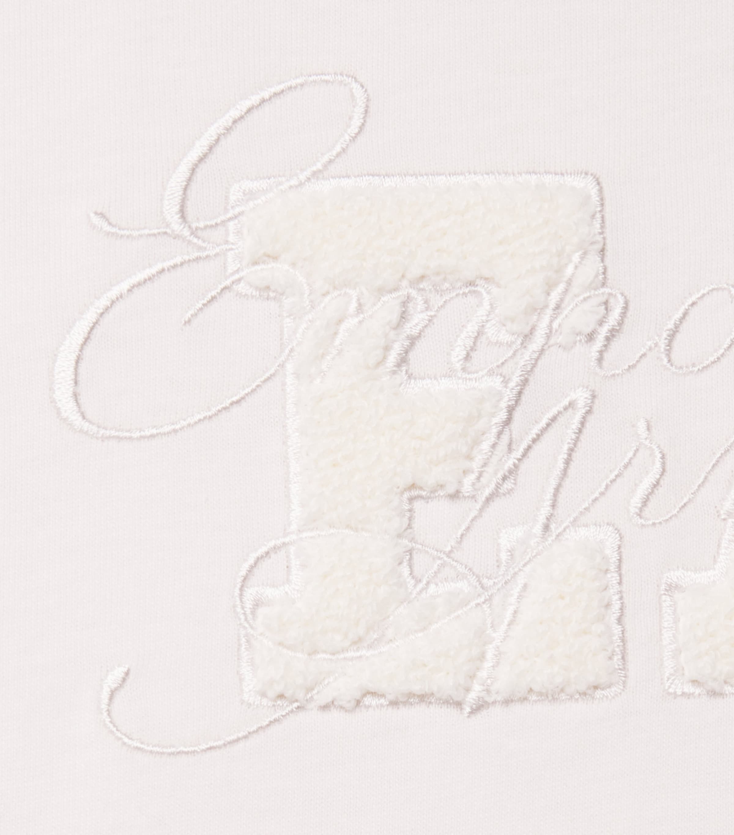 Emporio Armani Kids Textured Logo T-Shirt (4-14 Years) White Sand Image 3