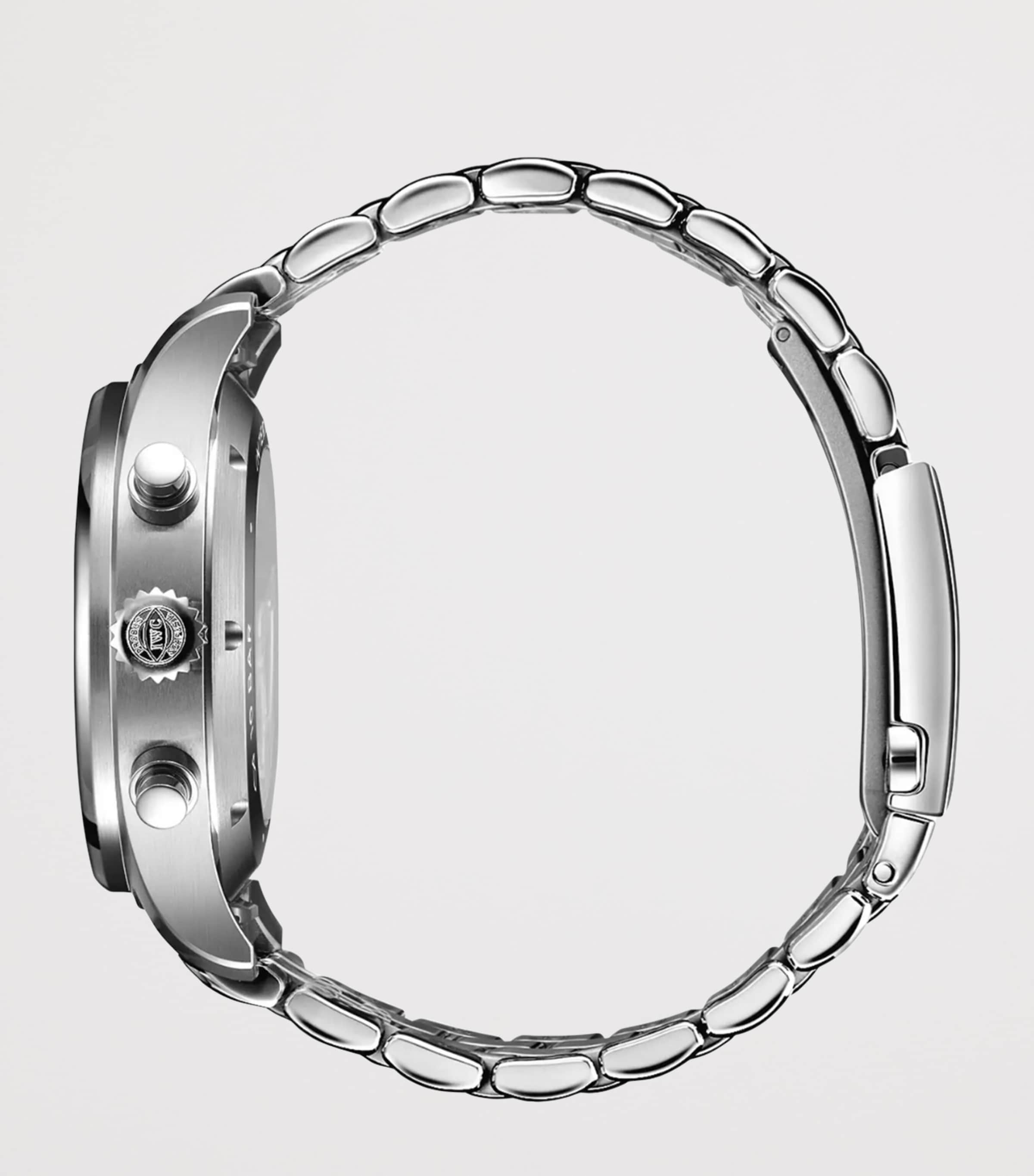 Stainless Steel Pilot's Chronograph Watch 43mm BLACK Image 5