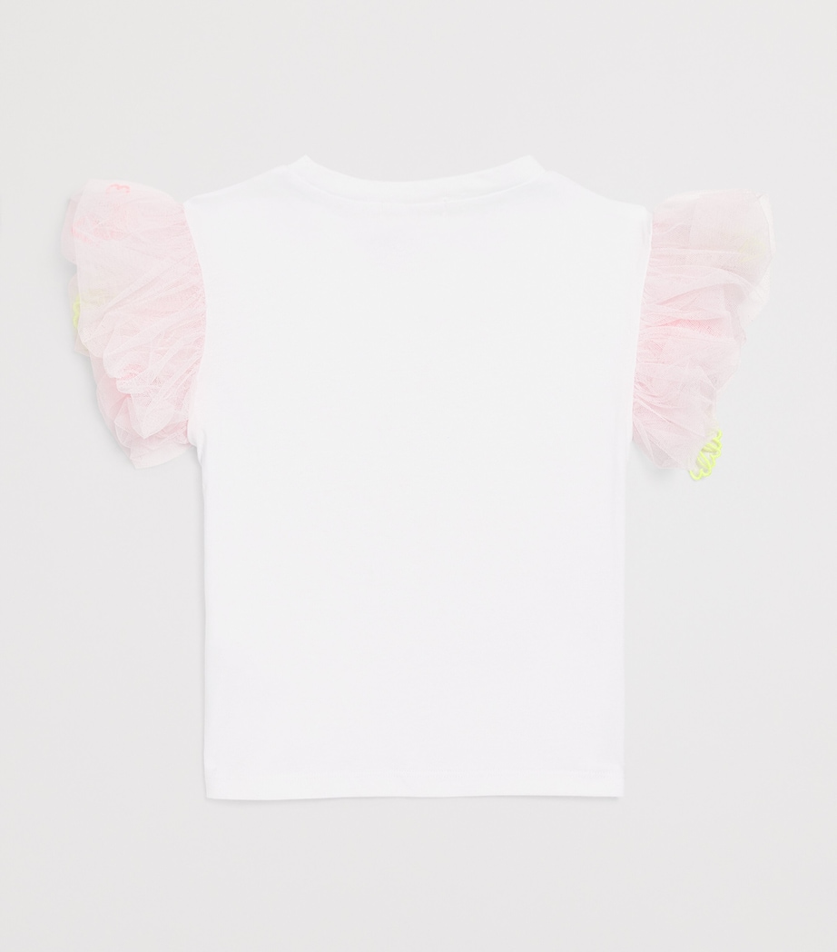 Billieblush Cotton Tulle-Sleeve T-Shirt (3-12 Years) Image 2