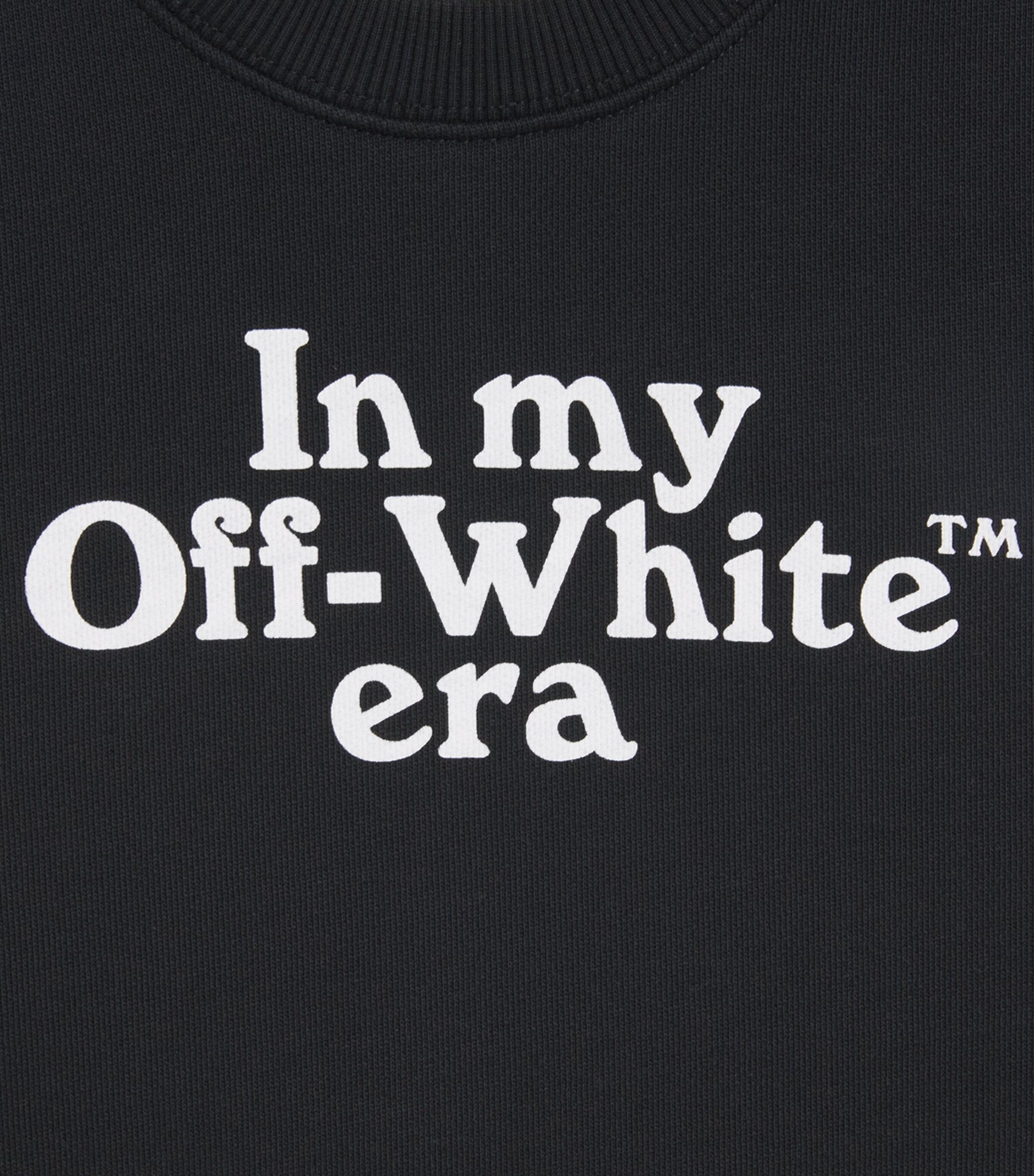 Off-White Kids Era Slogan Sweatshirt (4-12+ Years) Black Image 3