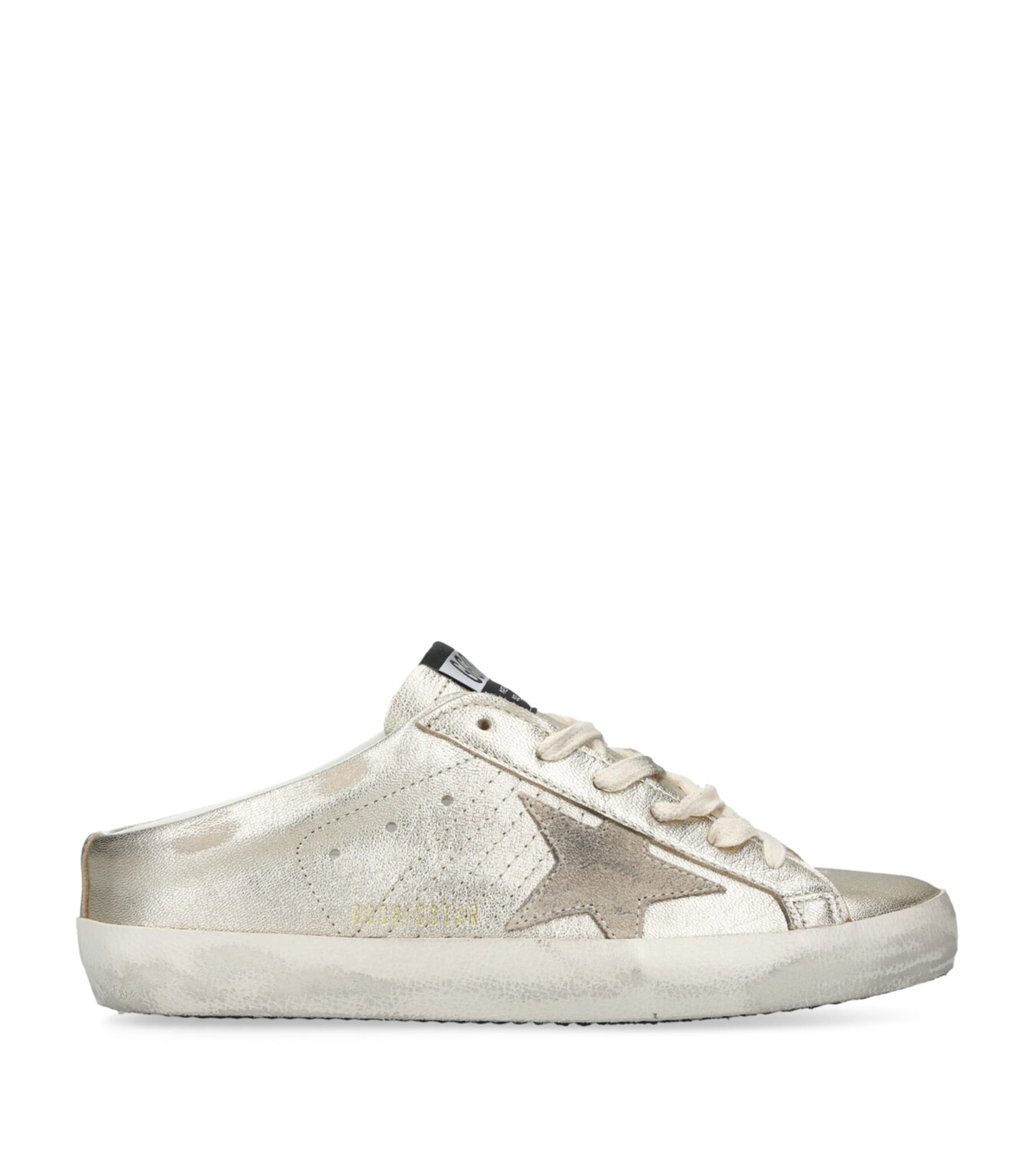 Golden Goose Leather Super Star Sabot Low-Top Sneakers | Women Shoes | Trainers | Low-Top Trainers | Designers | Golden Goose