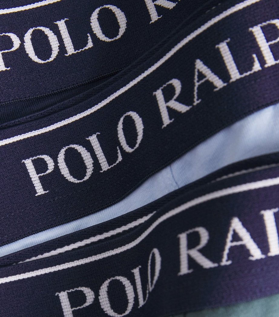 Stretch-Cotton Classic Trunks (Pack of 3) 3PK NVY/STHP BLU/GRN Image 5