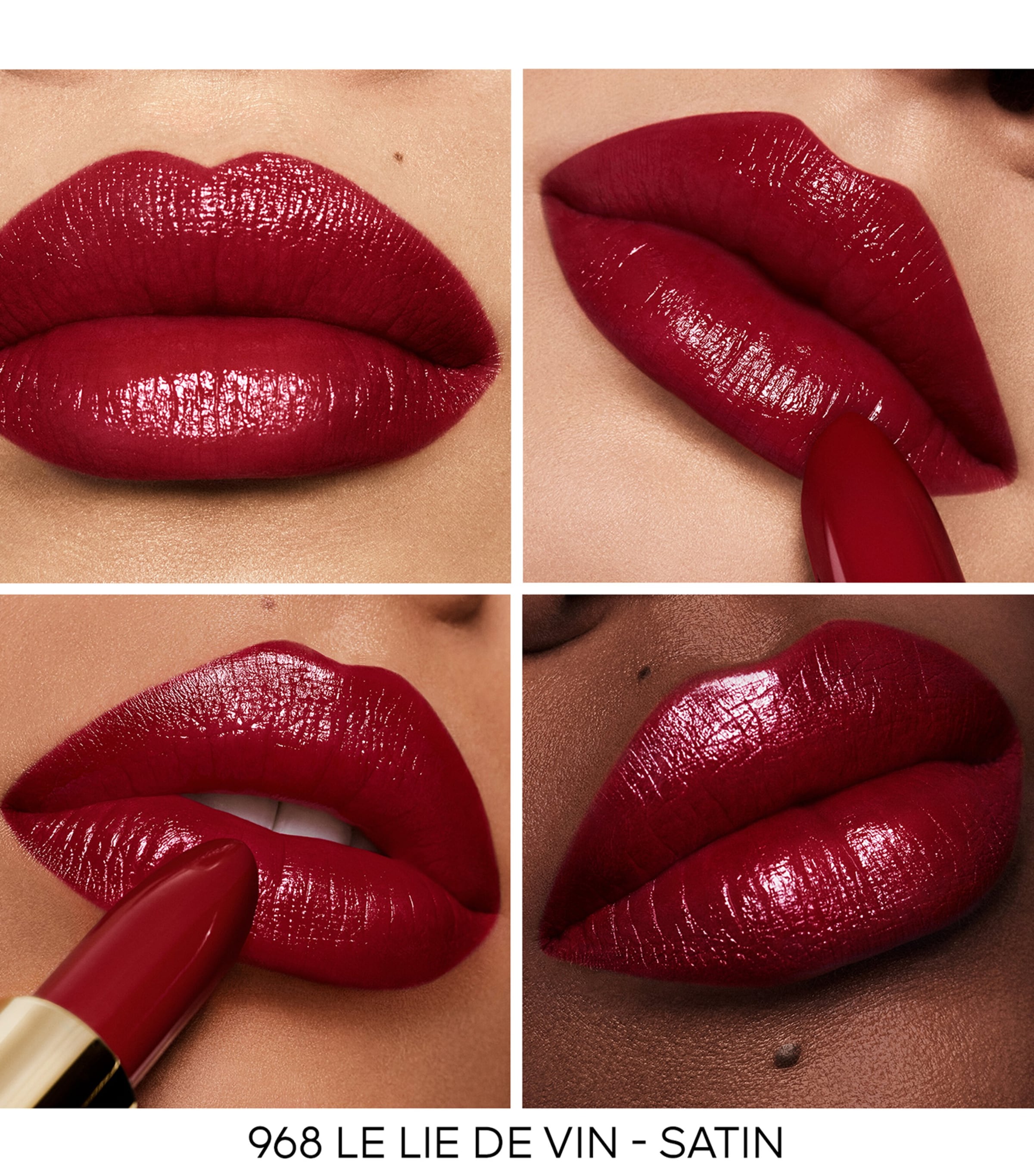 Guerlain Rouge G Ultra-Care Satin Lipstick - Refill Lie De Vin Image 3
