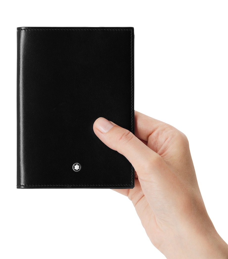 Montblanc Leather Meisterstück Passport Holder Black Image 3