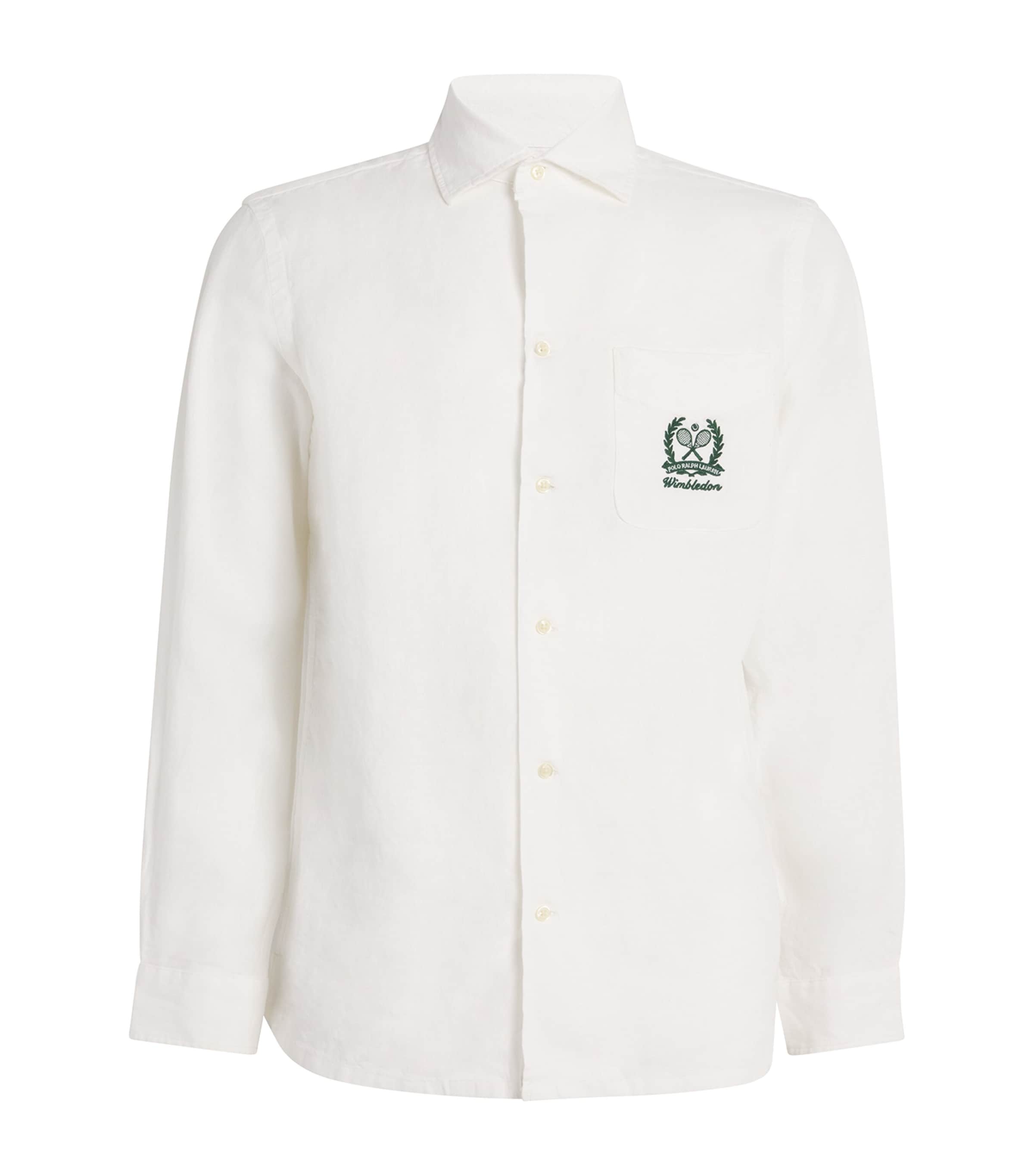 Polo Ralph Lauren x Wimbledon Linen Logo Crest Shirt