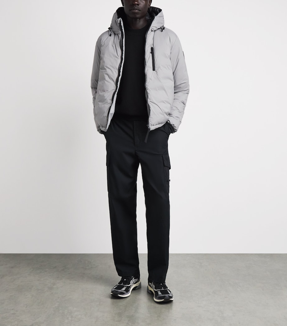 Canada Goose Mens Lodge Hooded Jacket Stratus Grey Image 2