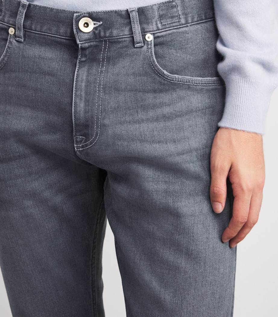 Straight Jeans GRIGIO CHIARO MELANG Image 6