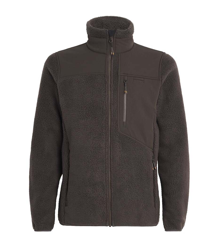 Sherpa Fleece Halifax Jacket BROWN BARK Image 1