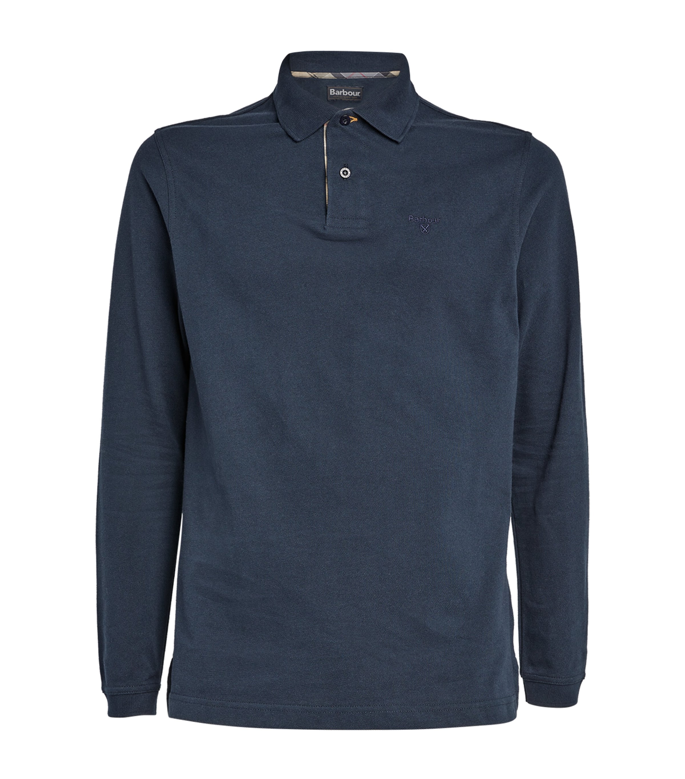 Barbour Cotton Polo Shirt In Navy